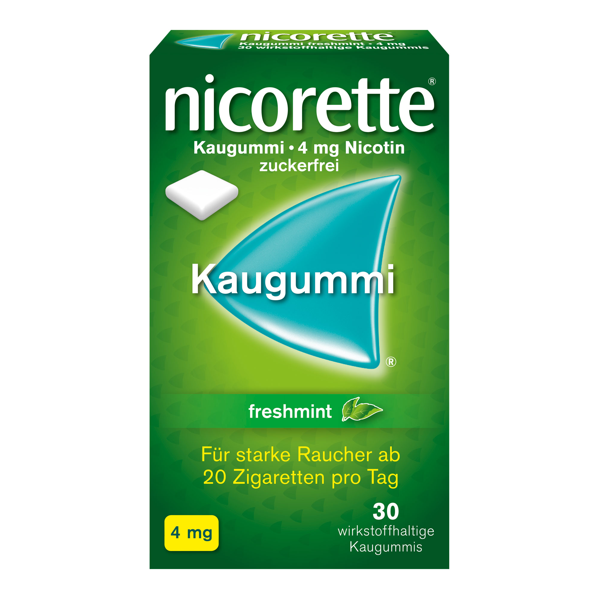 Nicorette 4 Mg Kaugummi Freshmint - None