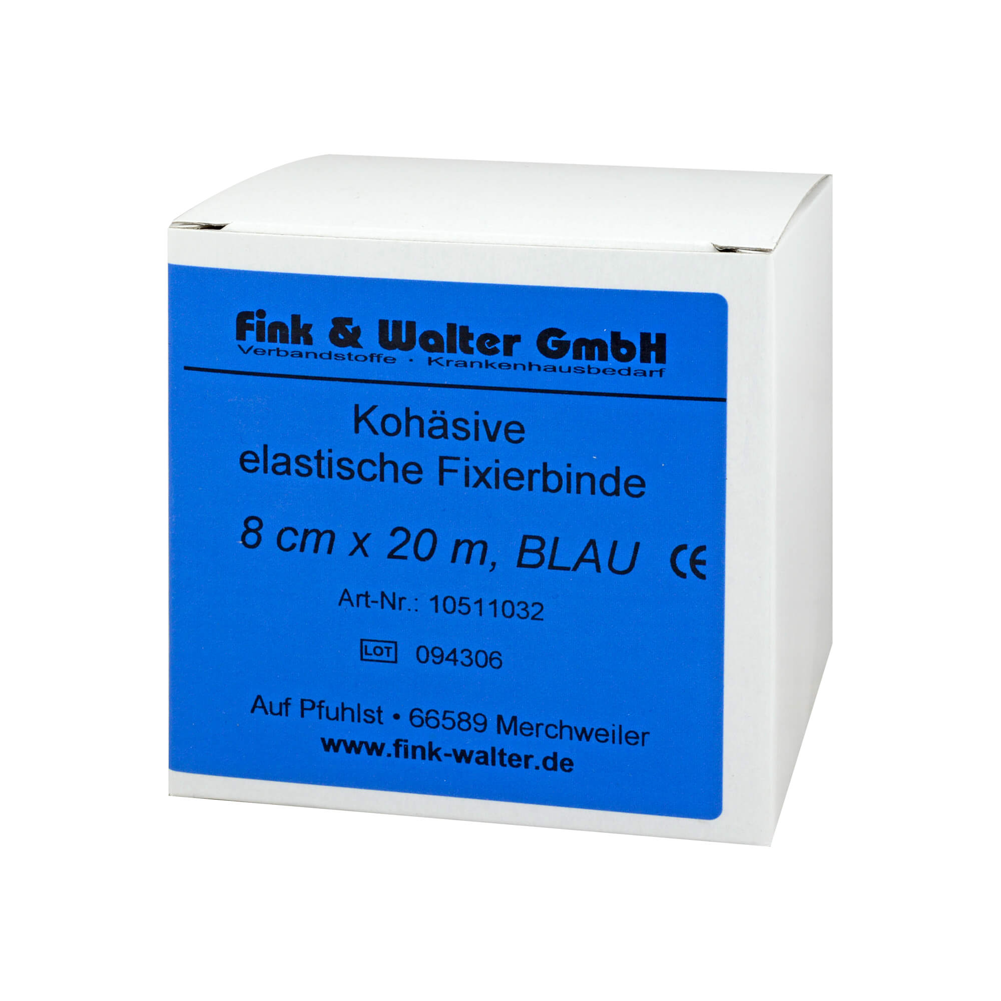 Fixierbinde Kohäsiv Elastisch 8 Cm Blau - None