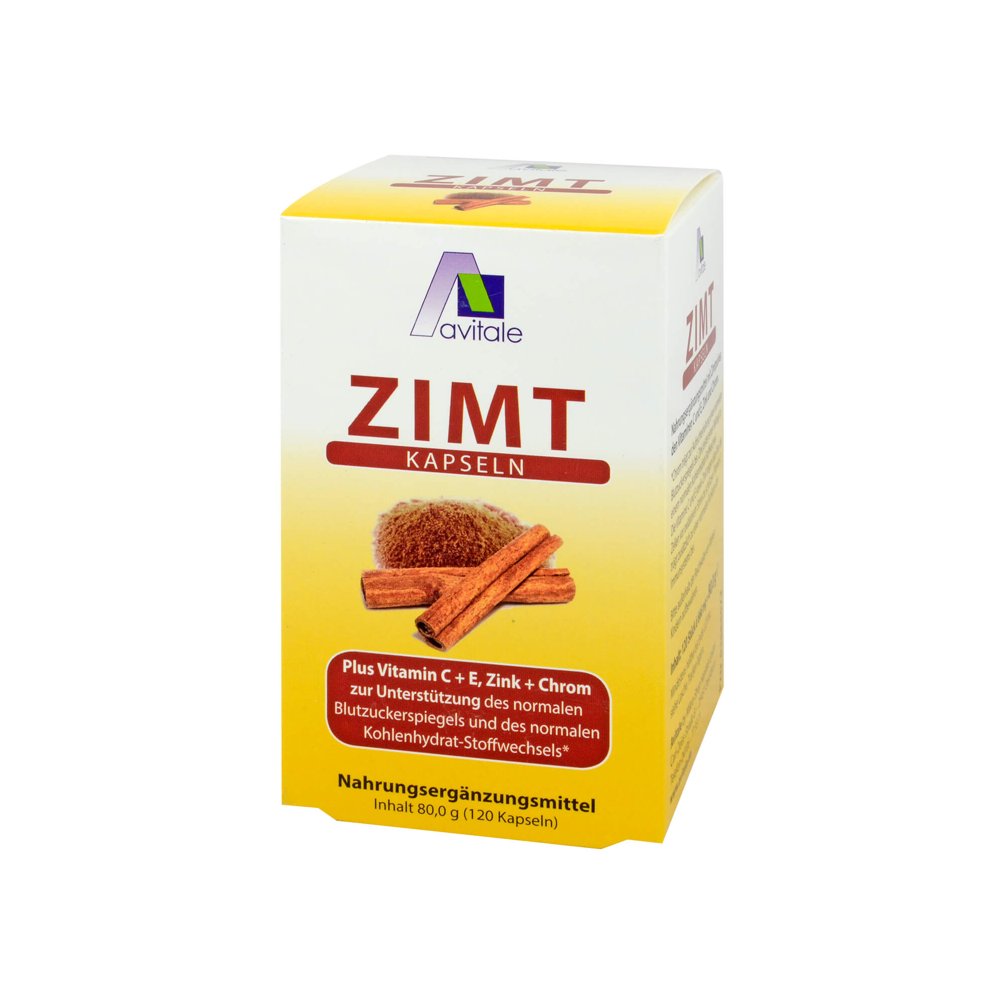 Zimt Kapseln 500 mg + Vitami