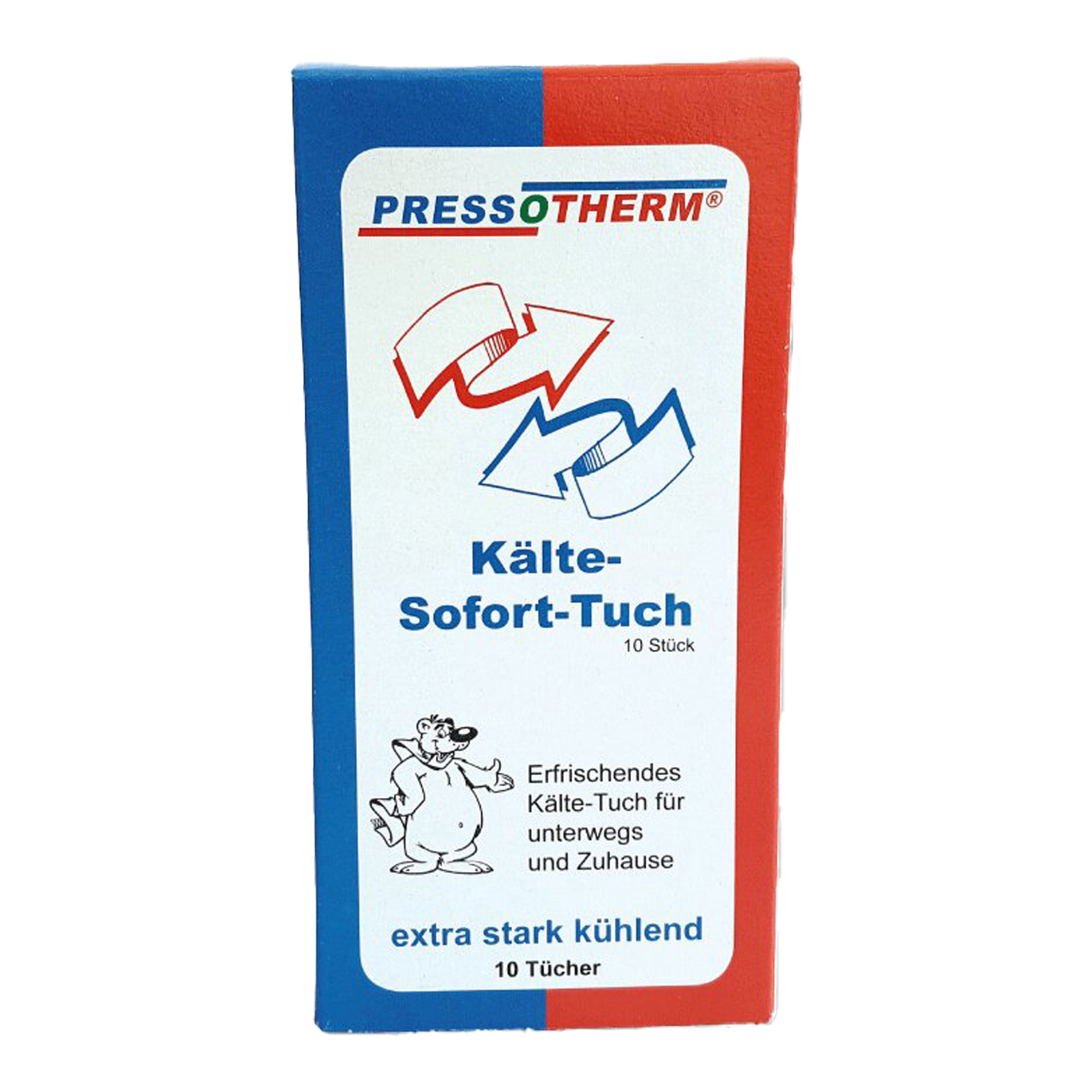 Pressotherm Kälte Sofort Tücher