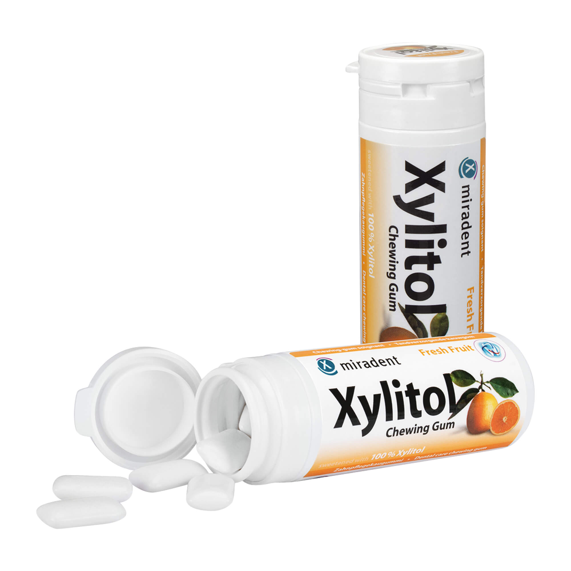 Miradent Xylitol Gum Frucht - None