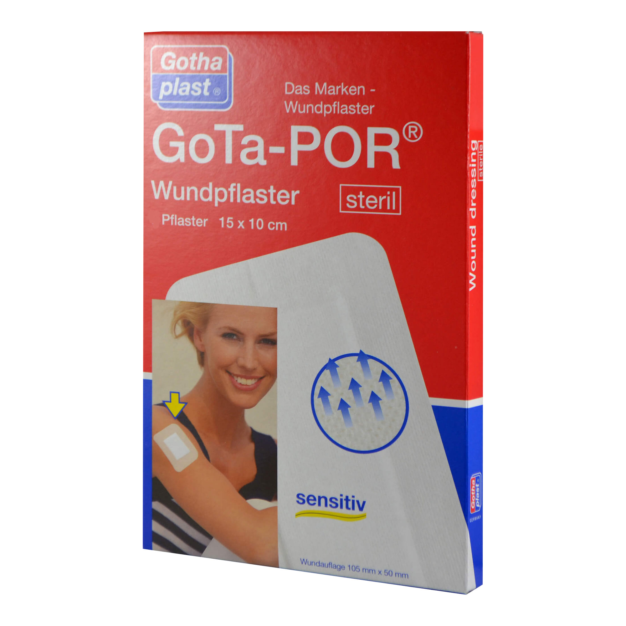 Gota-Por Wundpflaster Steril (Hypoallergen) 100 X 150 Mm - None