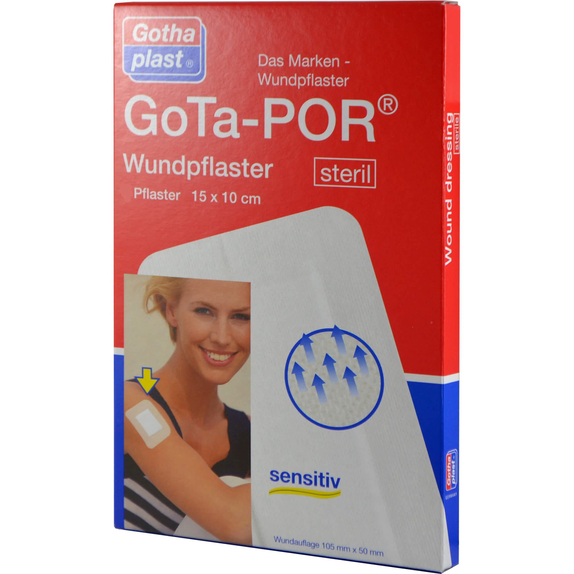 Gota-Por Wundpflaster Steril (Hypoallergen) 100 X 150 Mm - None