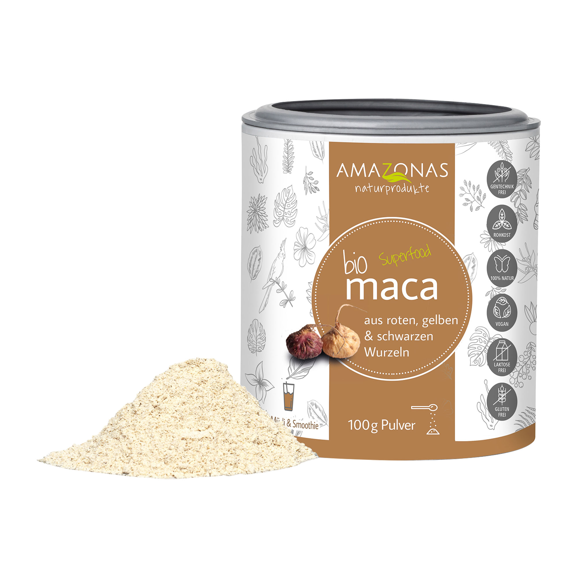 Maca 100% Pur Bio Pulver