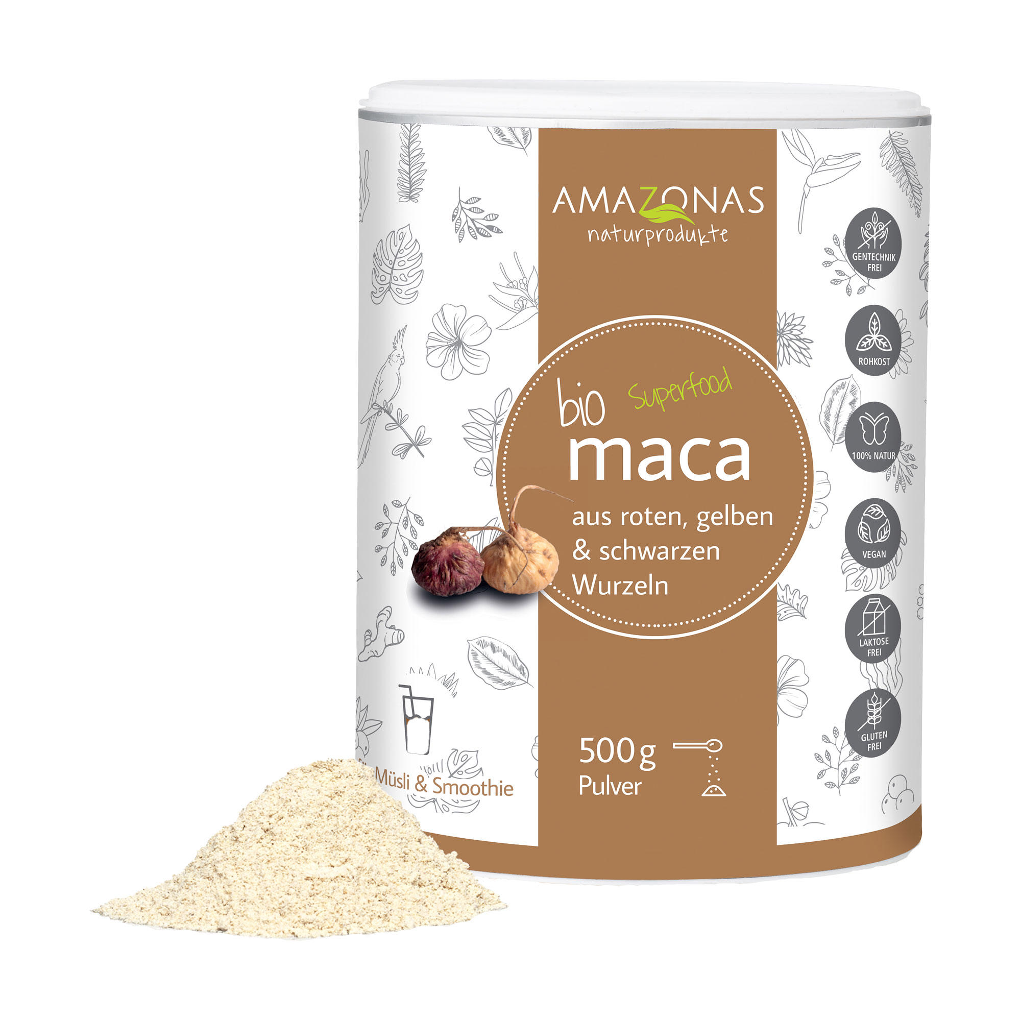 Maca 100% Pur Bio Pulver