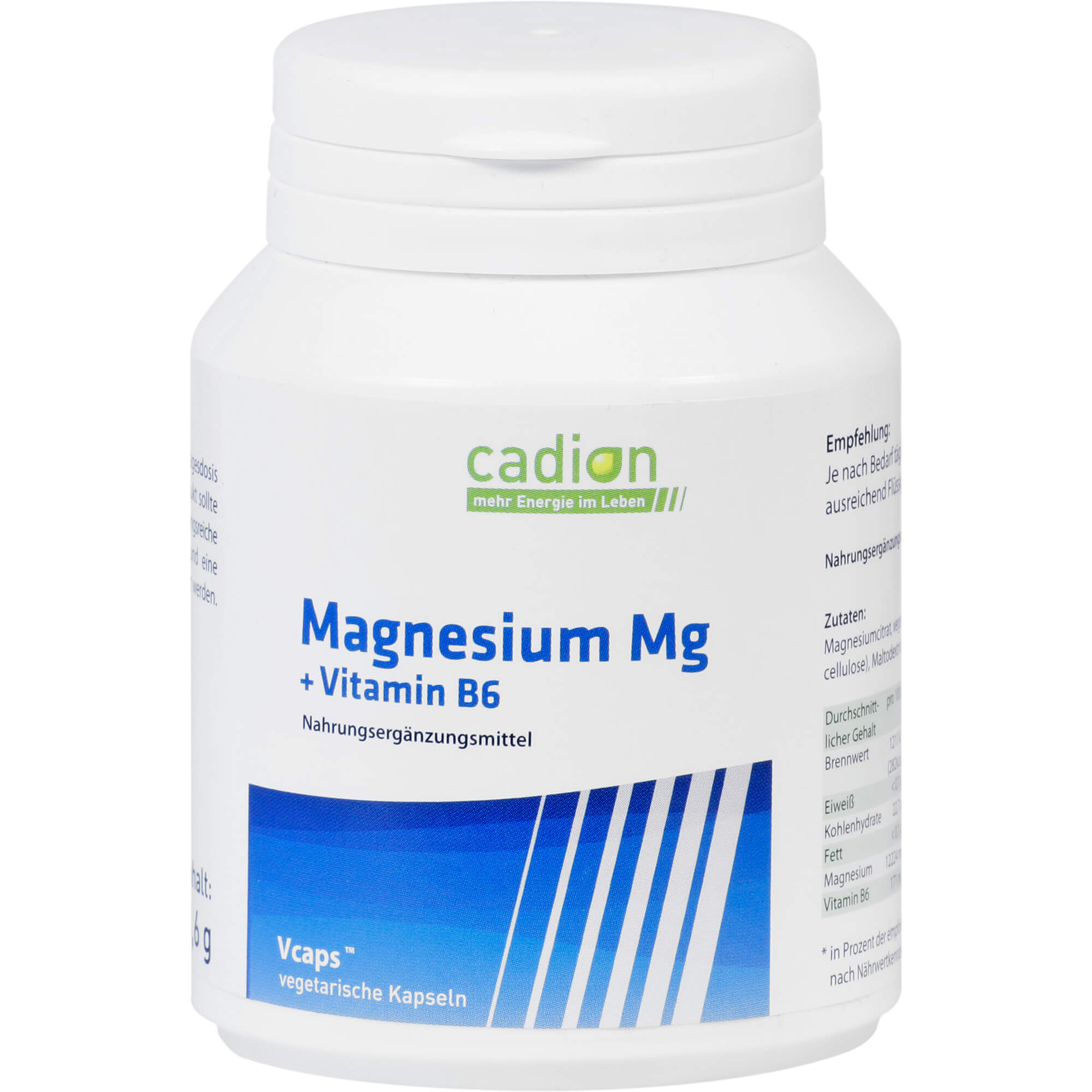 Cadion Magnesium Kapseln+B6 - None