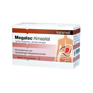 Megalac Almasilat 1 G/10 Ml Suspension Karamell - None