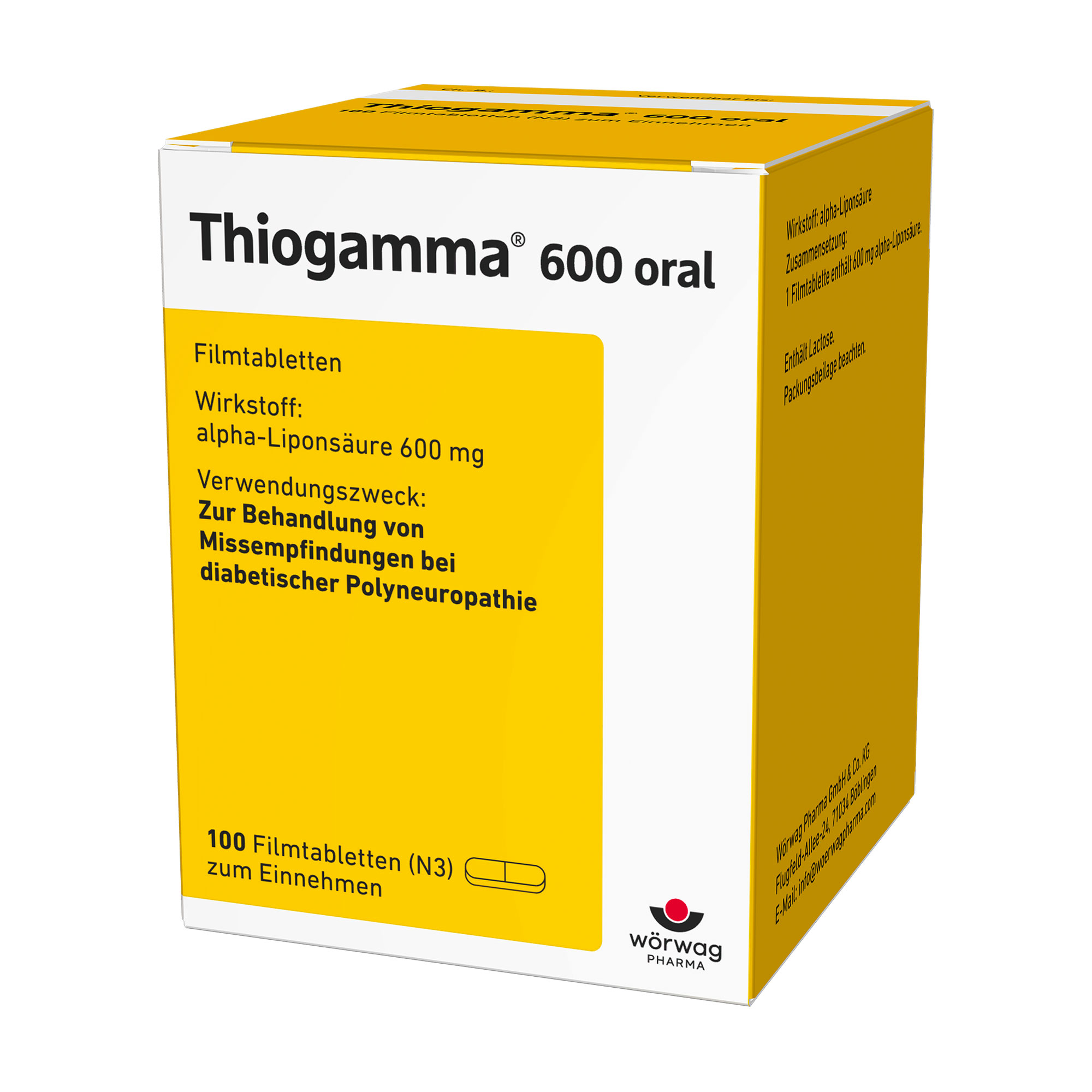 Thiogamma 600 Oral Filmtabletten - None