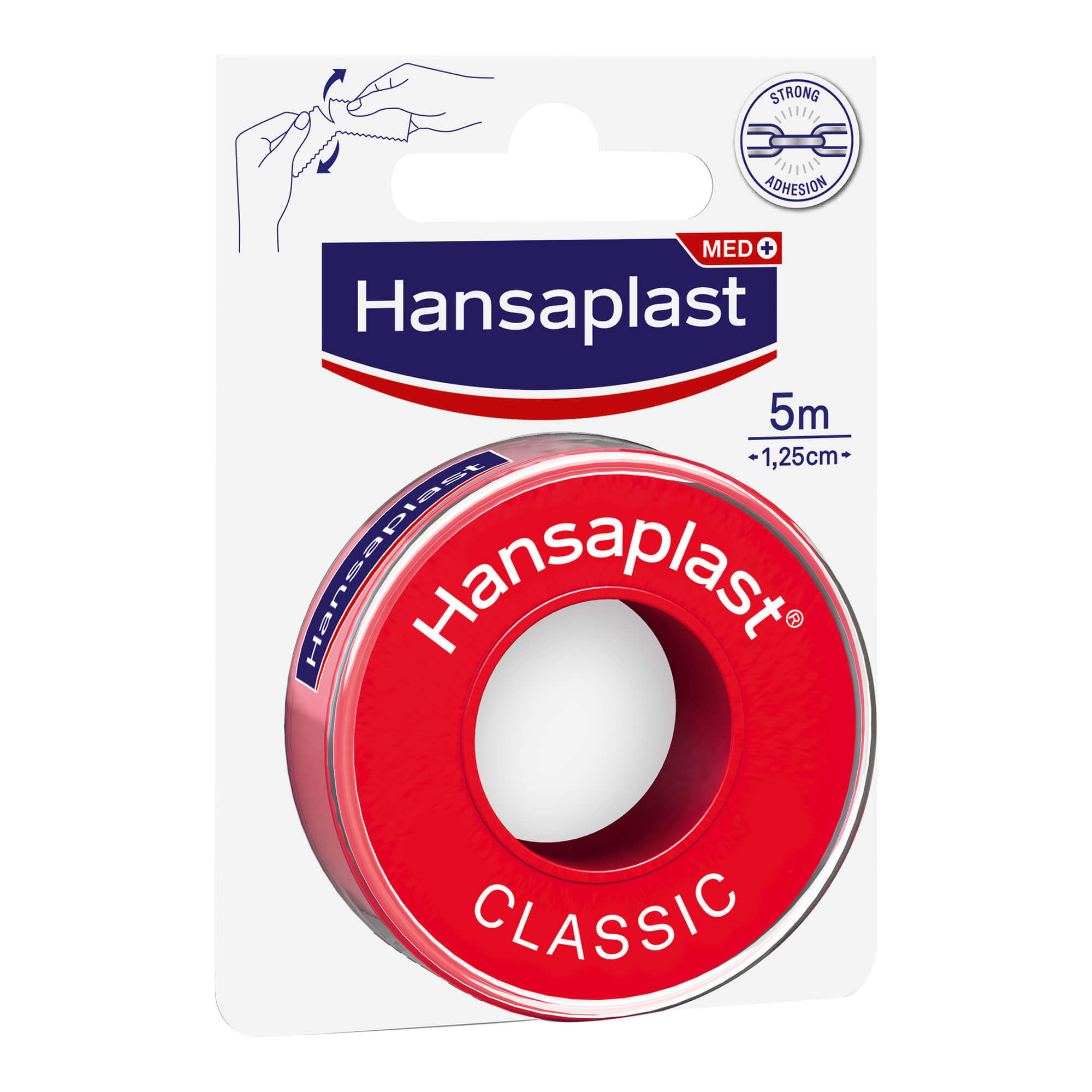 Hansaplast Fixierpflaster Classic 5mx1,25cm