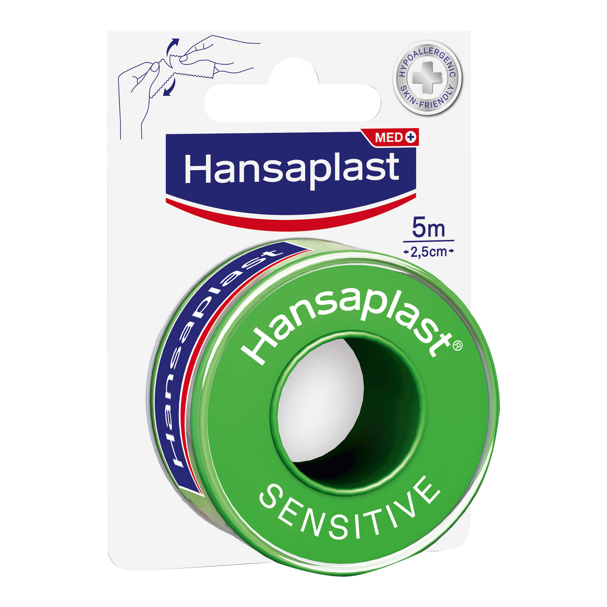 Hansaplast Fixierpflaster sensitive 5mx2,5cm