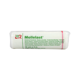 Mollelast 12cmx4m weiß