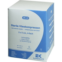 Vlieskompressen 10X10 Cm Steril 6Fach - None