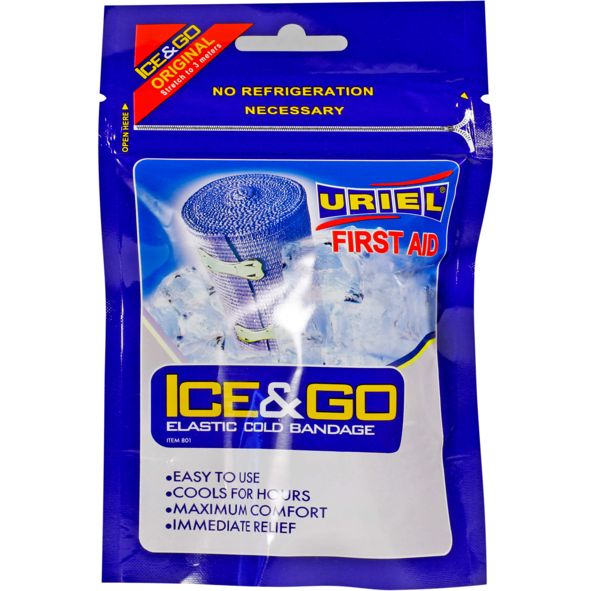 Ice&Go Elastische Kühlbandage - None