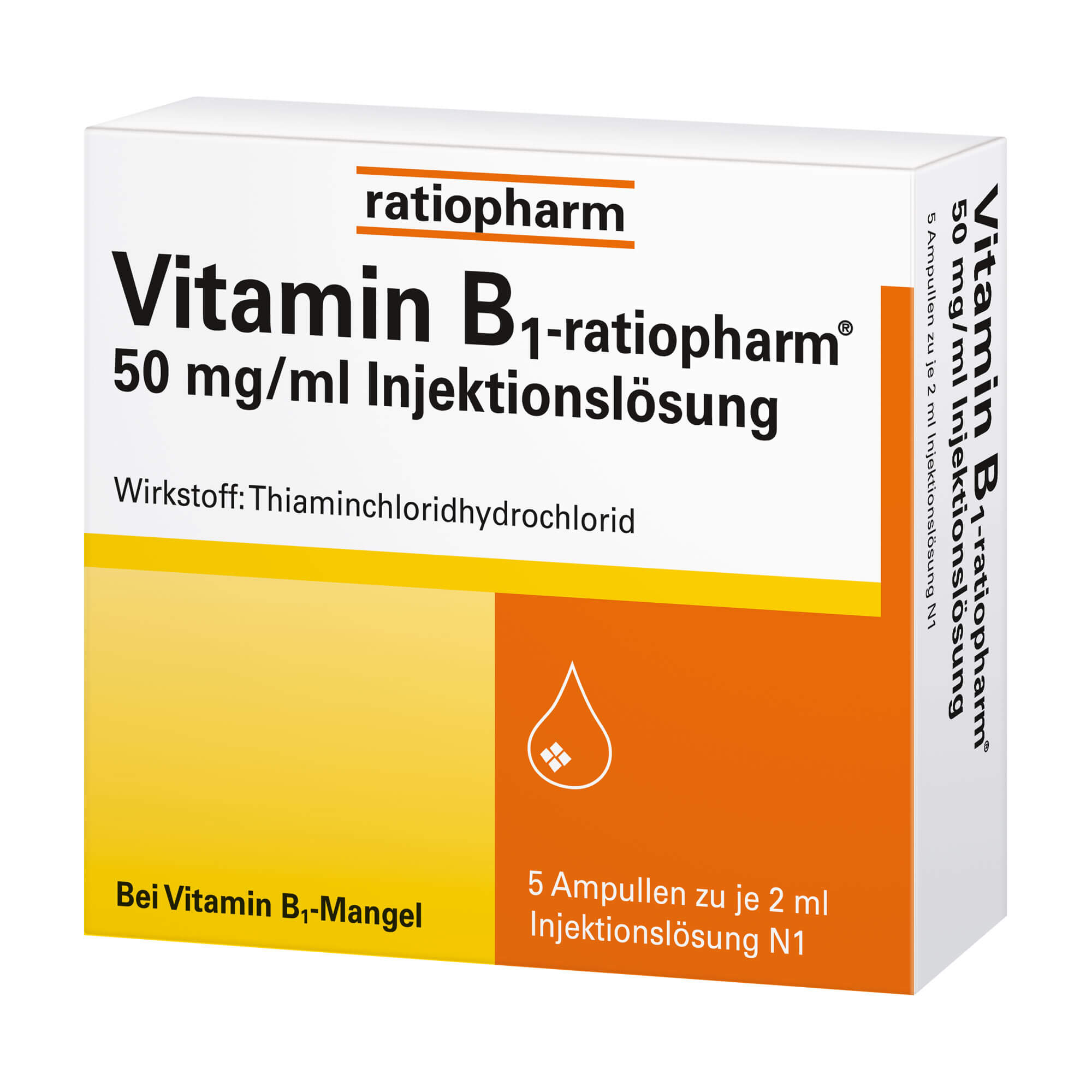 Vitamin B1 Ratiopharm 50Mg/Ml Injektionslösung - None