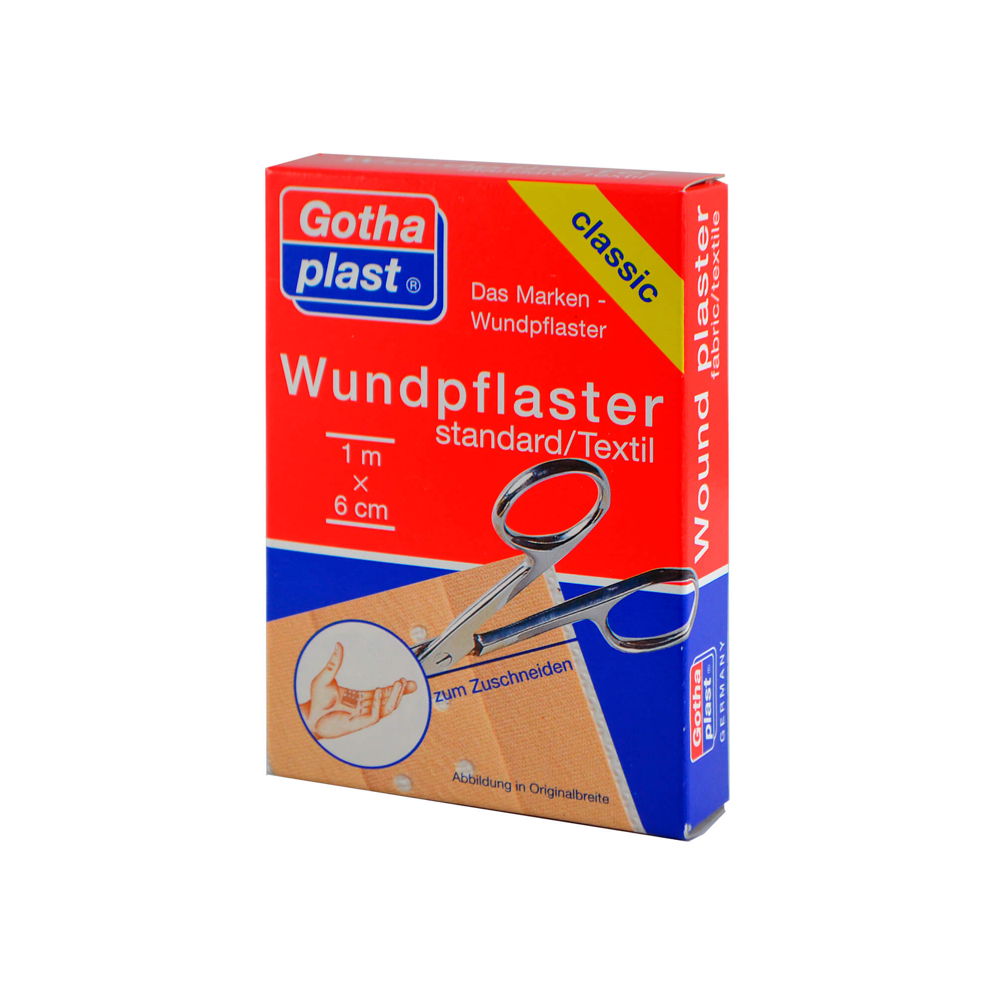 Gothaplast Wundpflaster Stand. 6 Cmx1 M Geschnitten - None