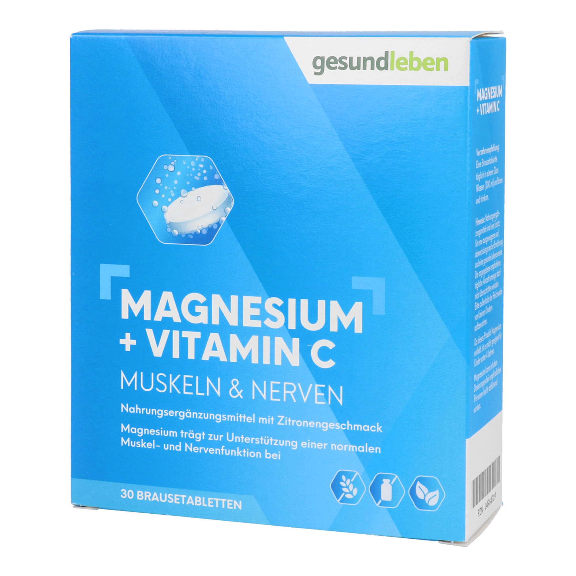 Gesund Leben Magnesium+Vitamin C Brausetabletten - None