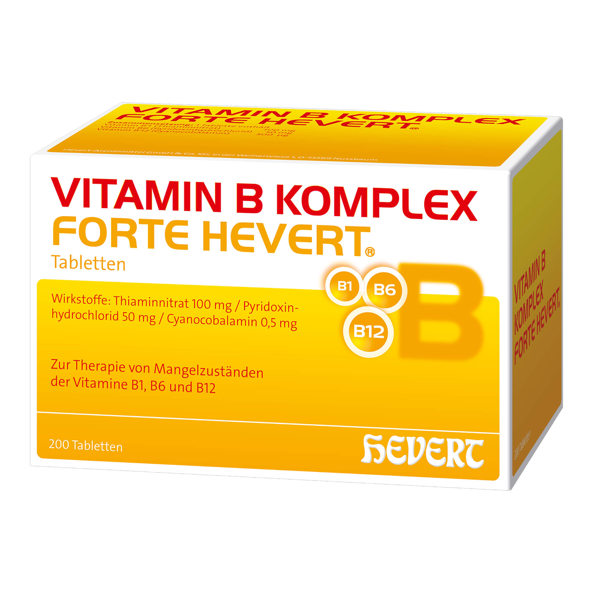 Vitamin B-Komplex Forte Hevert - None