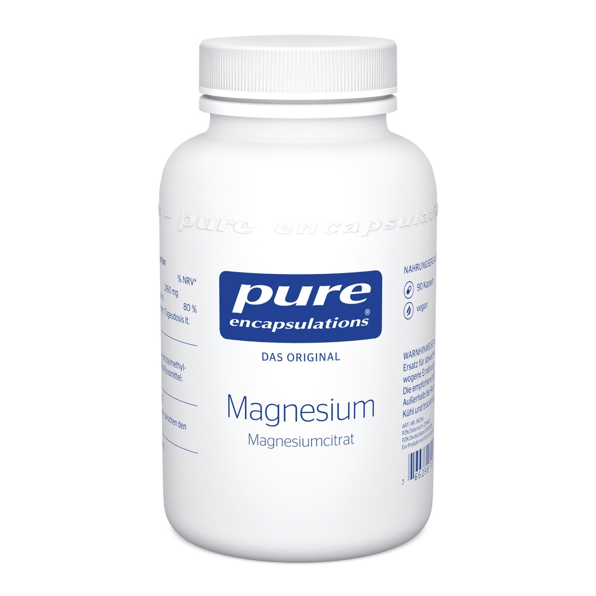 Pure Encapsulations Magnesium Magnesiumcitrat Kapseln