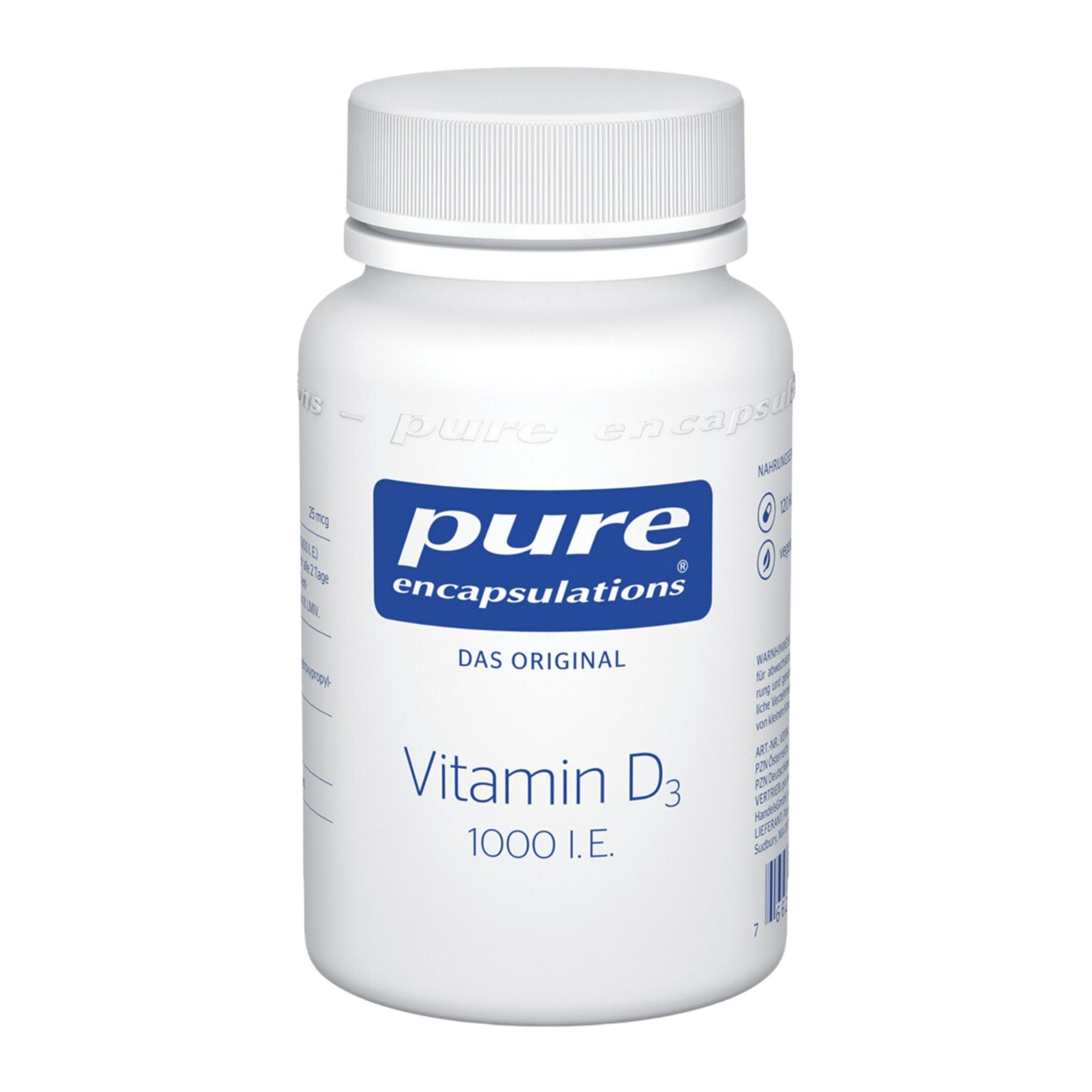 Pure Encapsulations Vitamin D3 1000 I.E. Kapseln - None