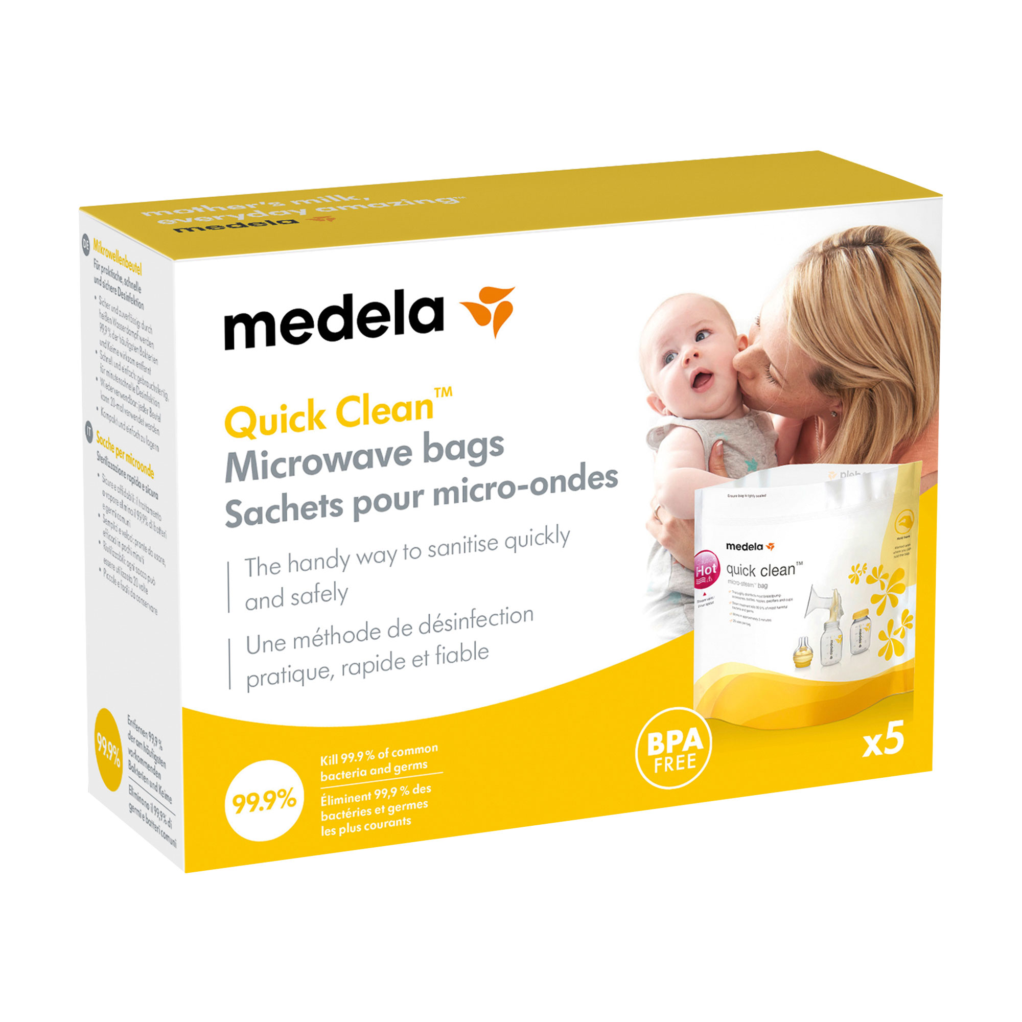 Medela Quick Clean Mikrowellenbeutel - None