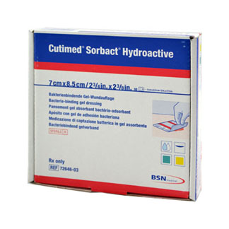 Cutimed Sorbact Hydroactive Kompressen 7X8,5 Cm - None