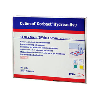 Cutimed Sorbact Hydroactive Kompressen 14X14 Cm - None