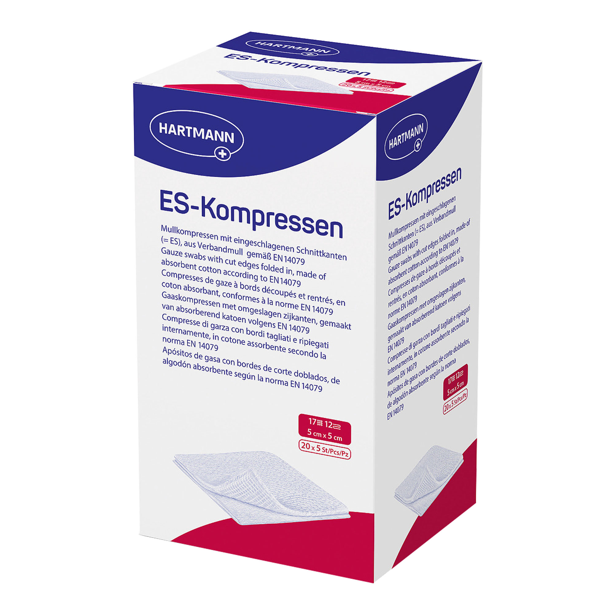 Es-Kompressen Steril 5X5 Cm Großpackung - None