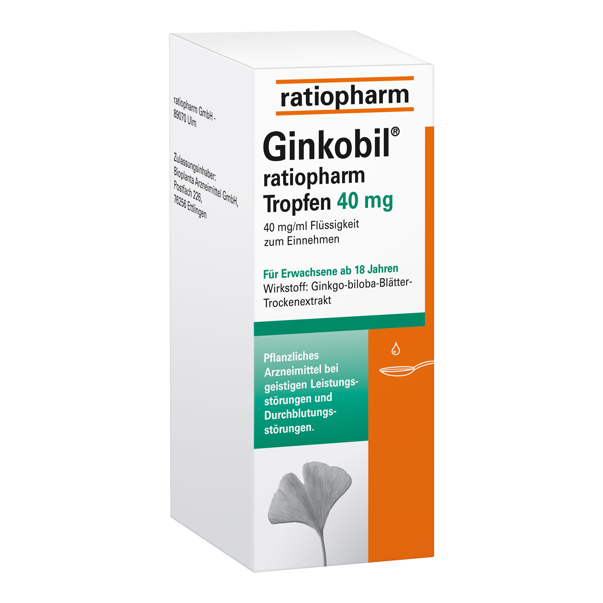 Ginkobil Ratiopharm Tropfen 40 Mg - None