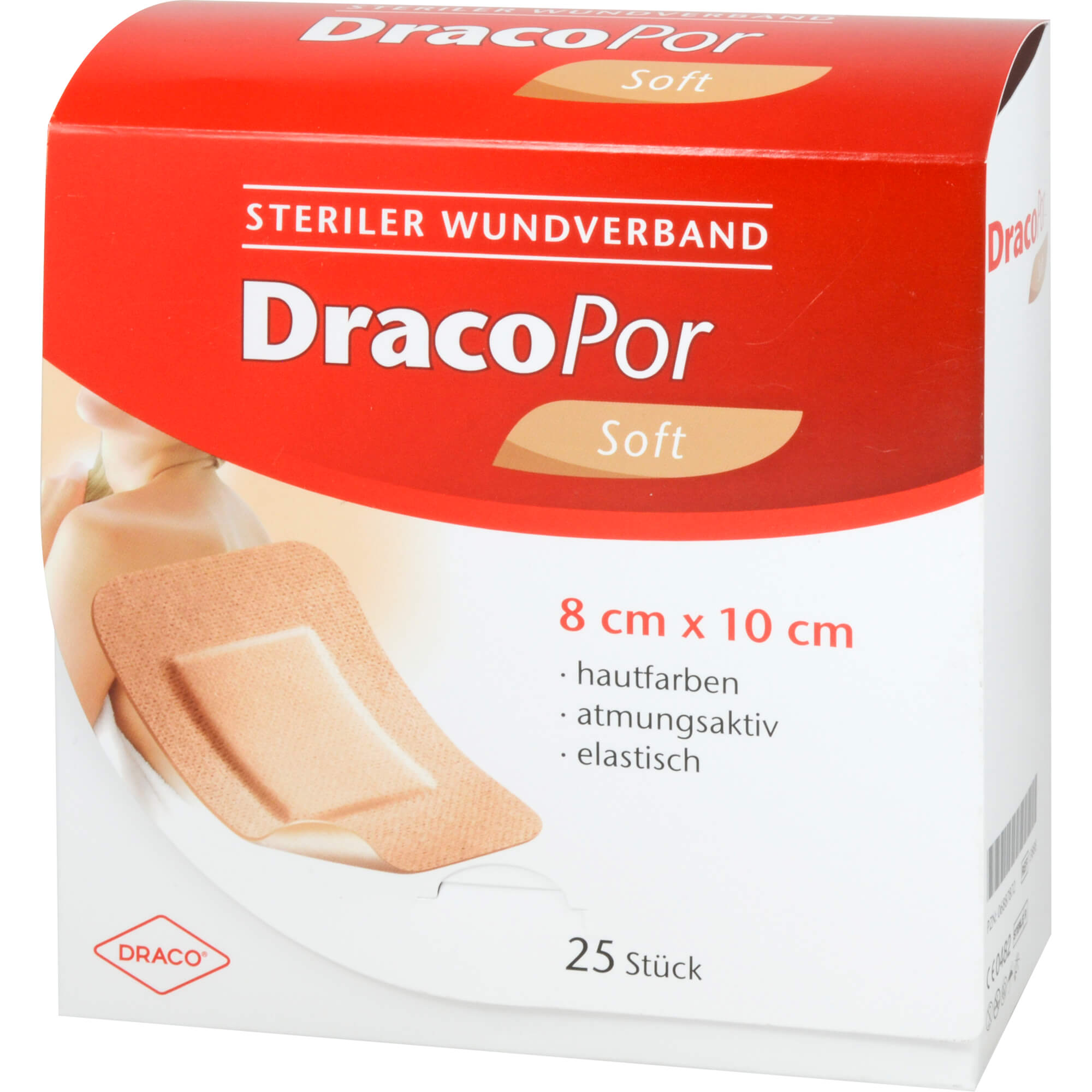 Dracopor Wundverband 8X10 Cm Steril Hautfarben - None