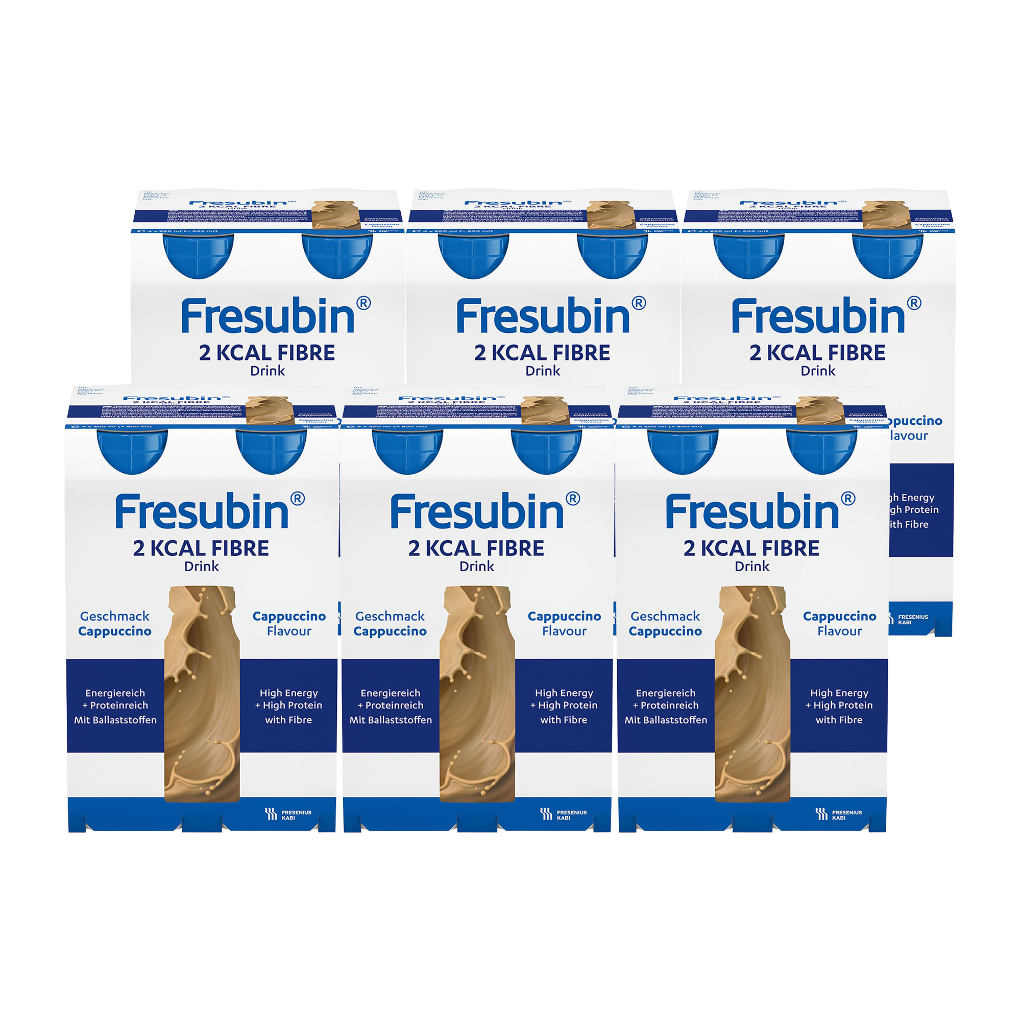 Fresubin 2 kcal fibre Drink Cappuccino Trinkflasche