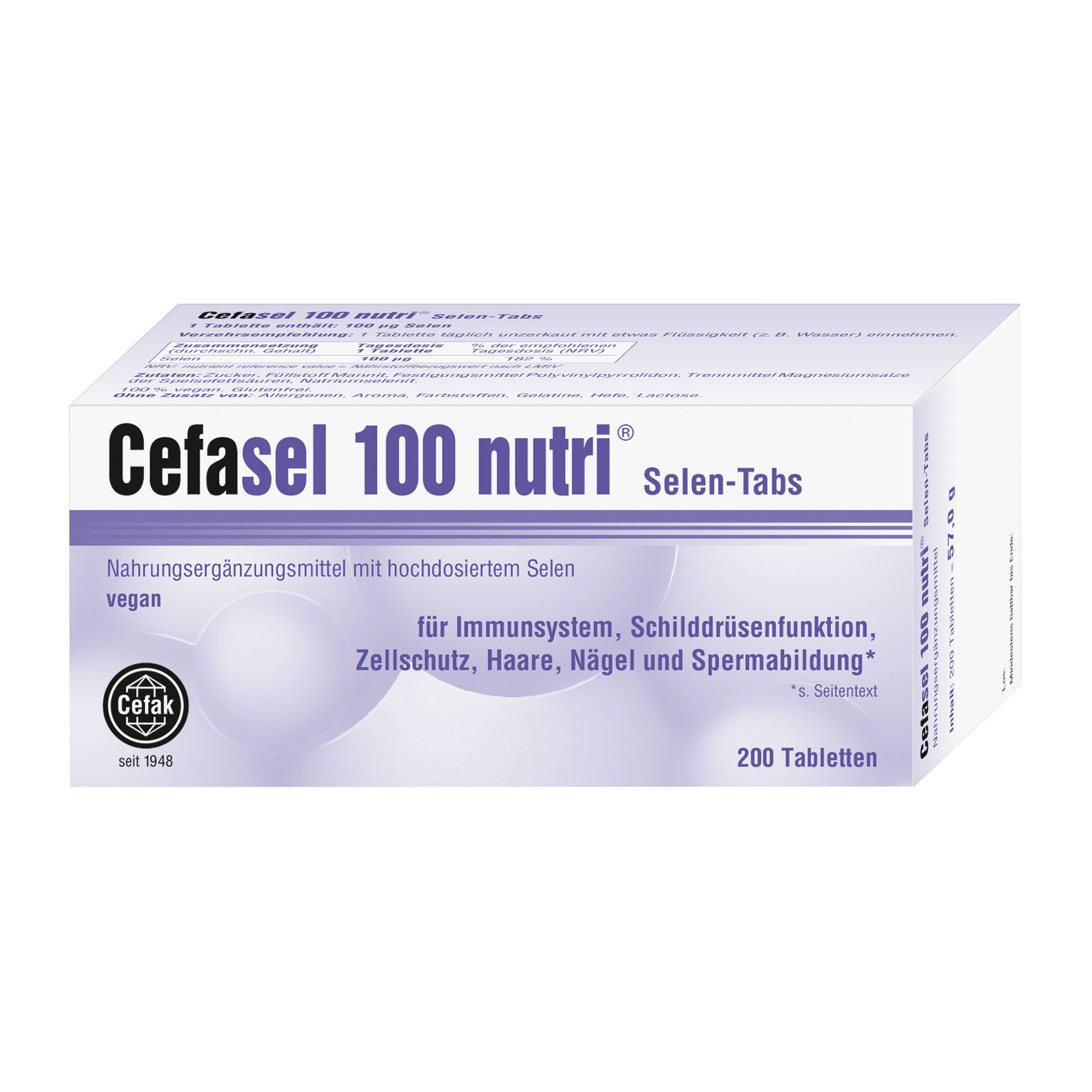 Cefasel 100 Nutri Selen-Tabs - None