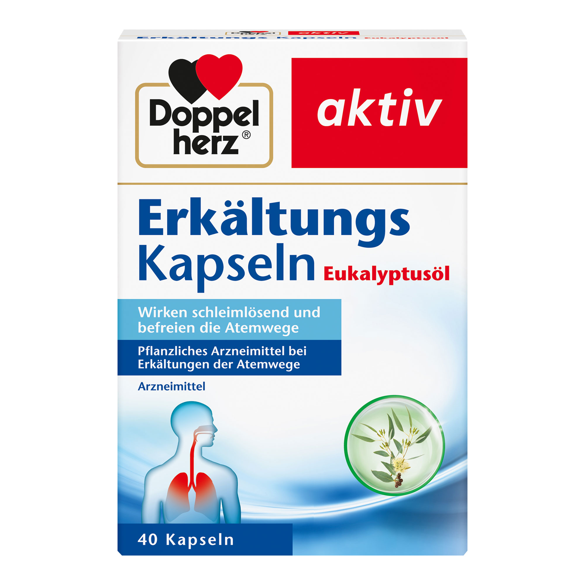 Doppelherz Aktiv Erkältungskapseln Eukalyptusöl - None