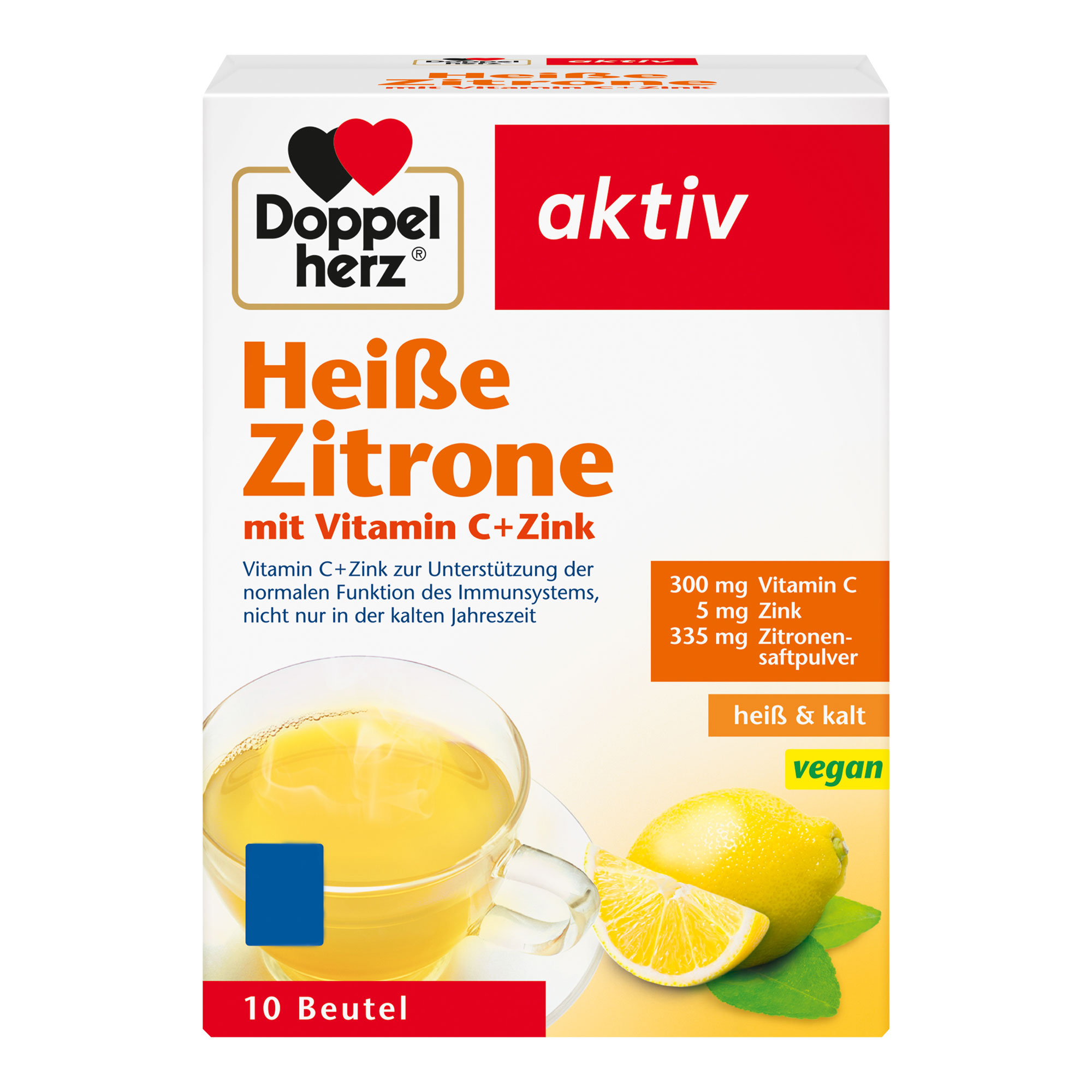 Doppelherz Heiße Zitrone Mit Vitamin C + Zink - None