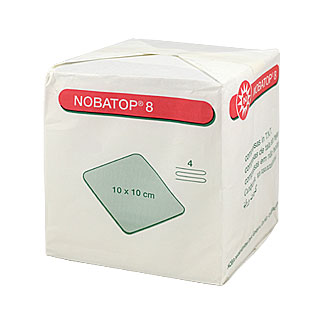 Nobatop 8 Kompressen 10x10 cm unsteril 200 St