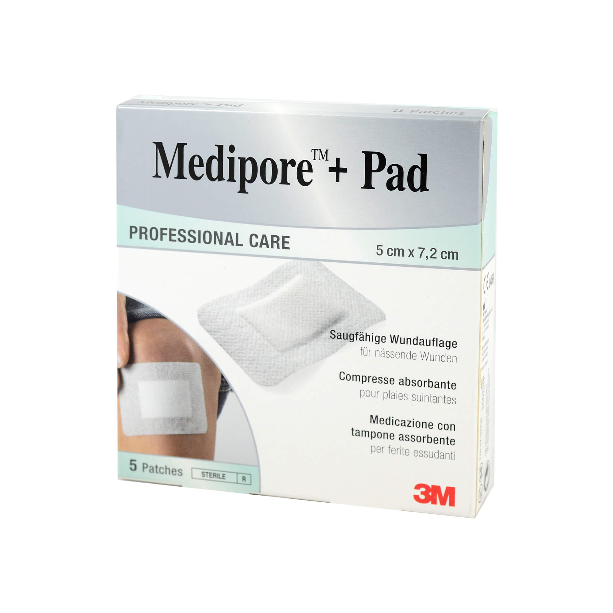 Medipore + Pad 3M 5x7,2cm 3562NP Pflaster