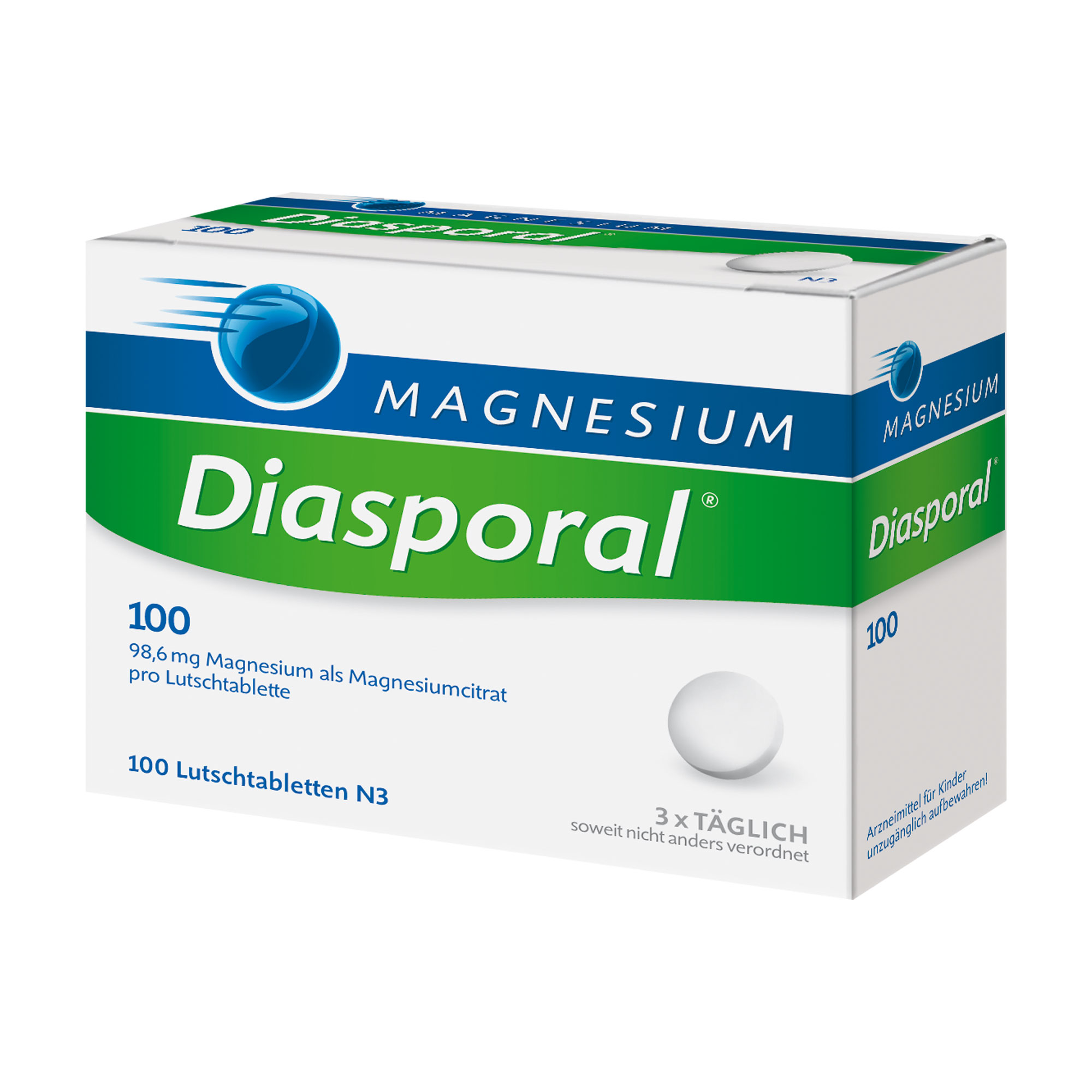 Magnesium Diasporal 100 Lutschtabletten - None