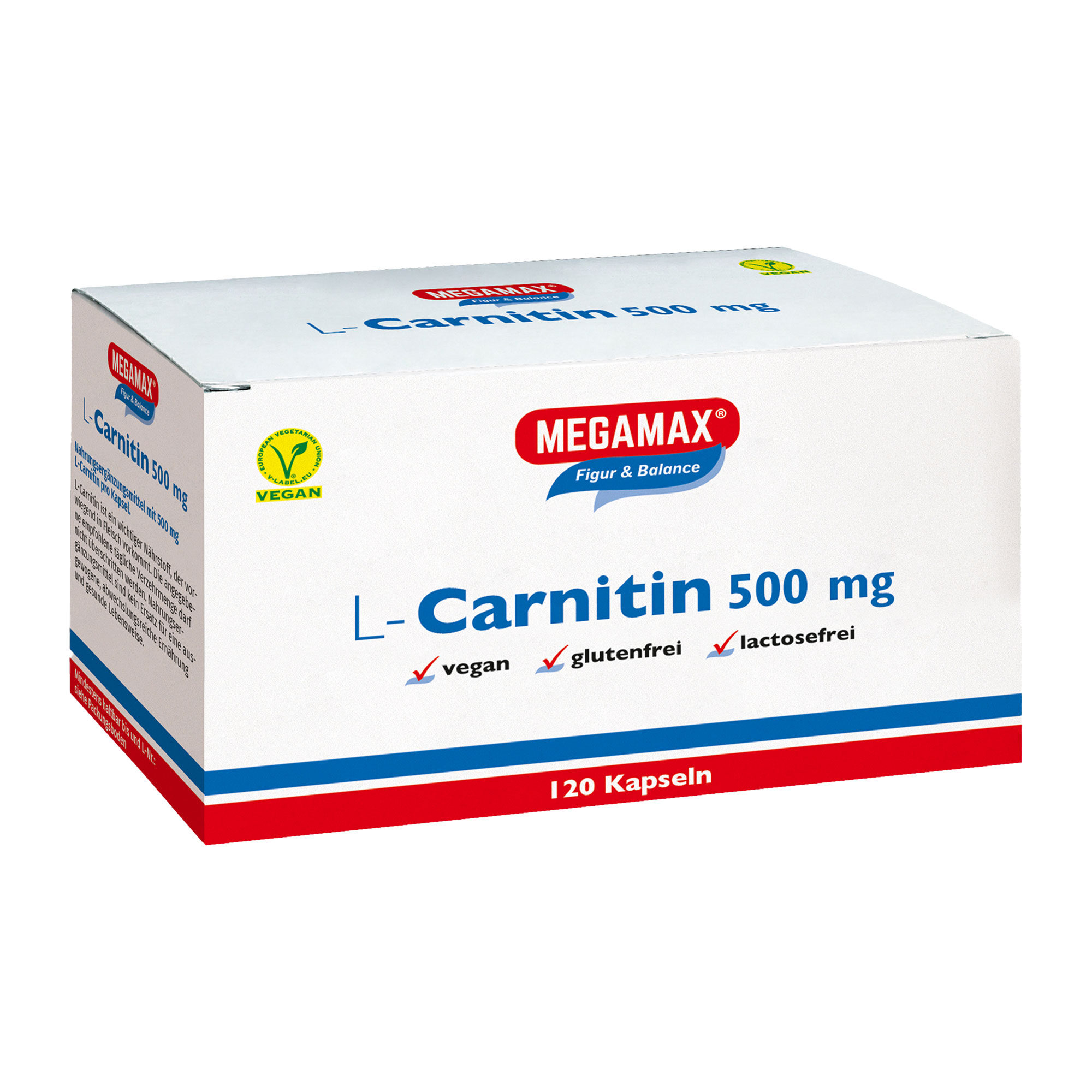 L-Carnitin 500 mg Megamax Kapseln