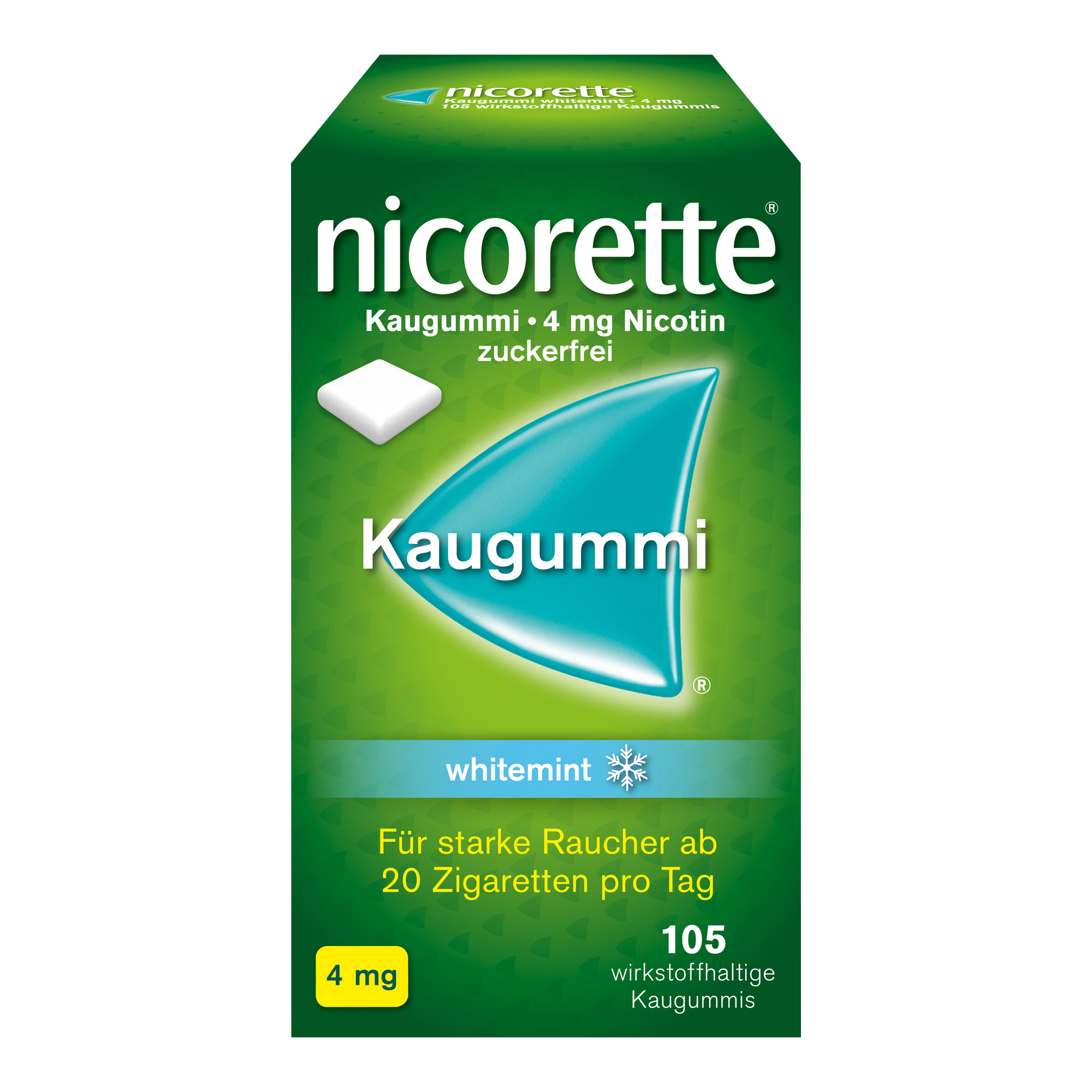 Nicorette Kaugummi Whitemint 4 Mg - None