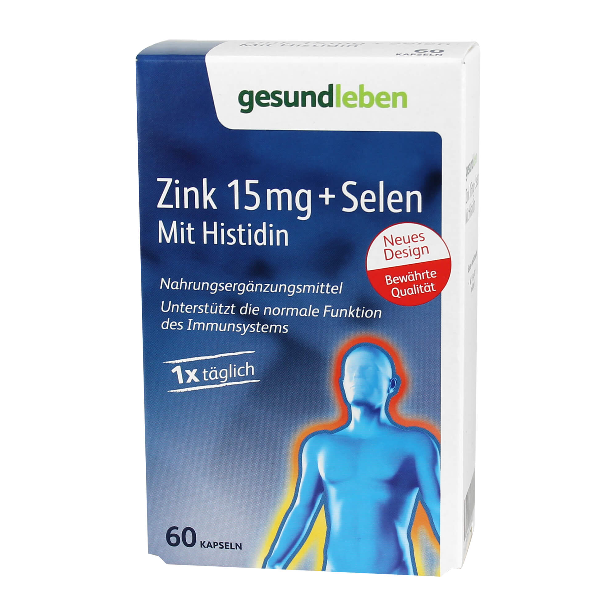 Gesund Leben Zink 15 Mg+Selen Kapseln - None