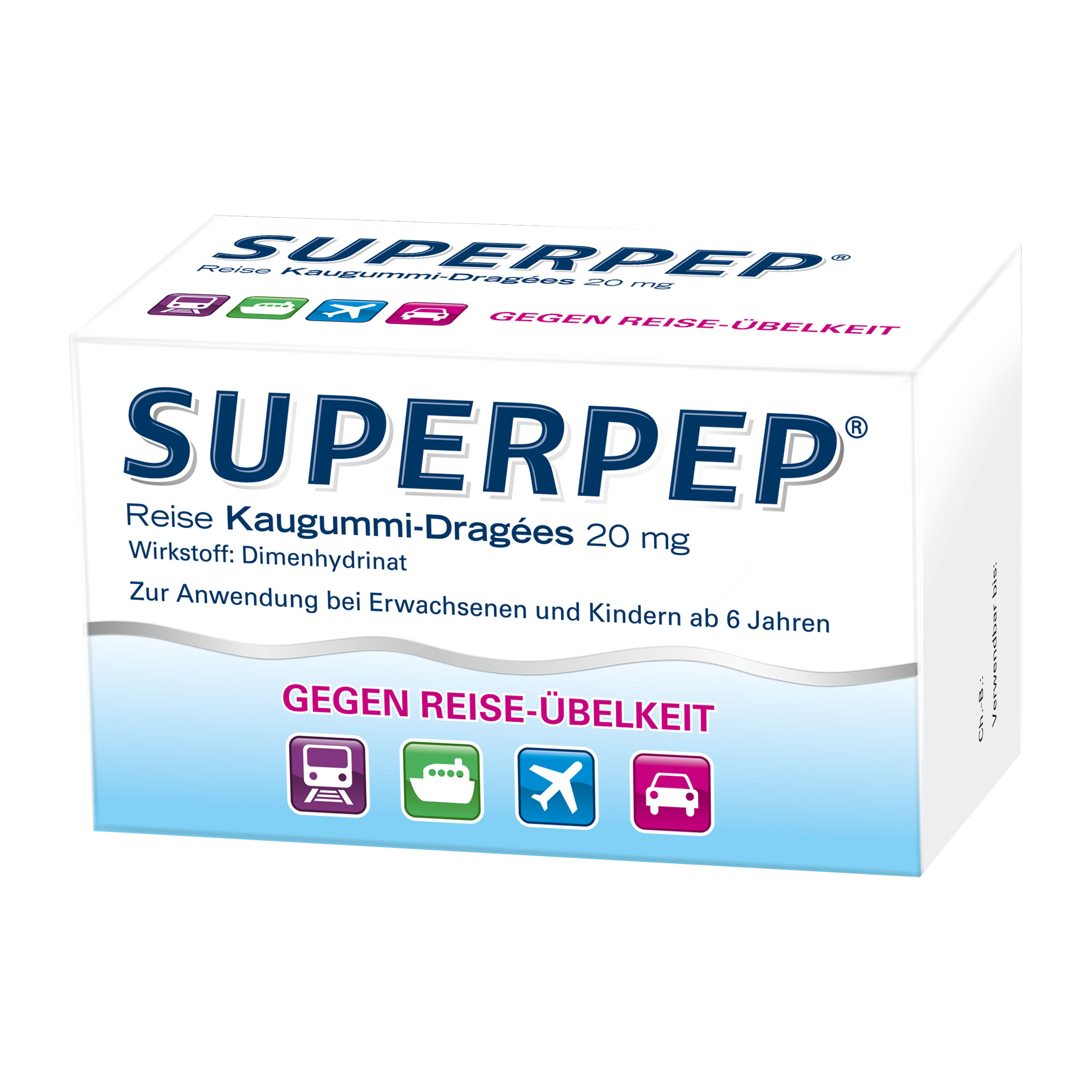 Superpep Reise Kaugummi-Dragées 20 - None