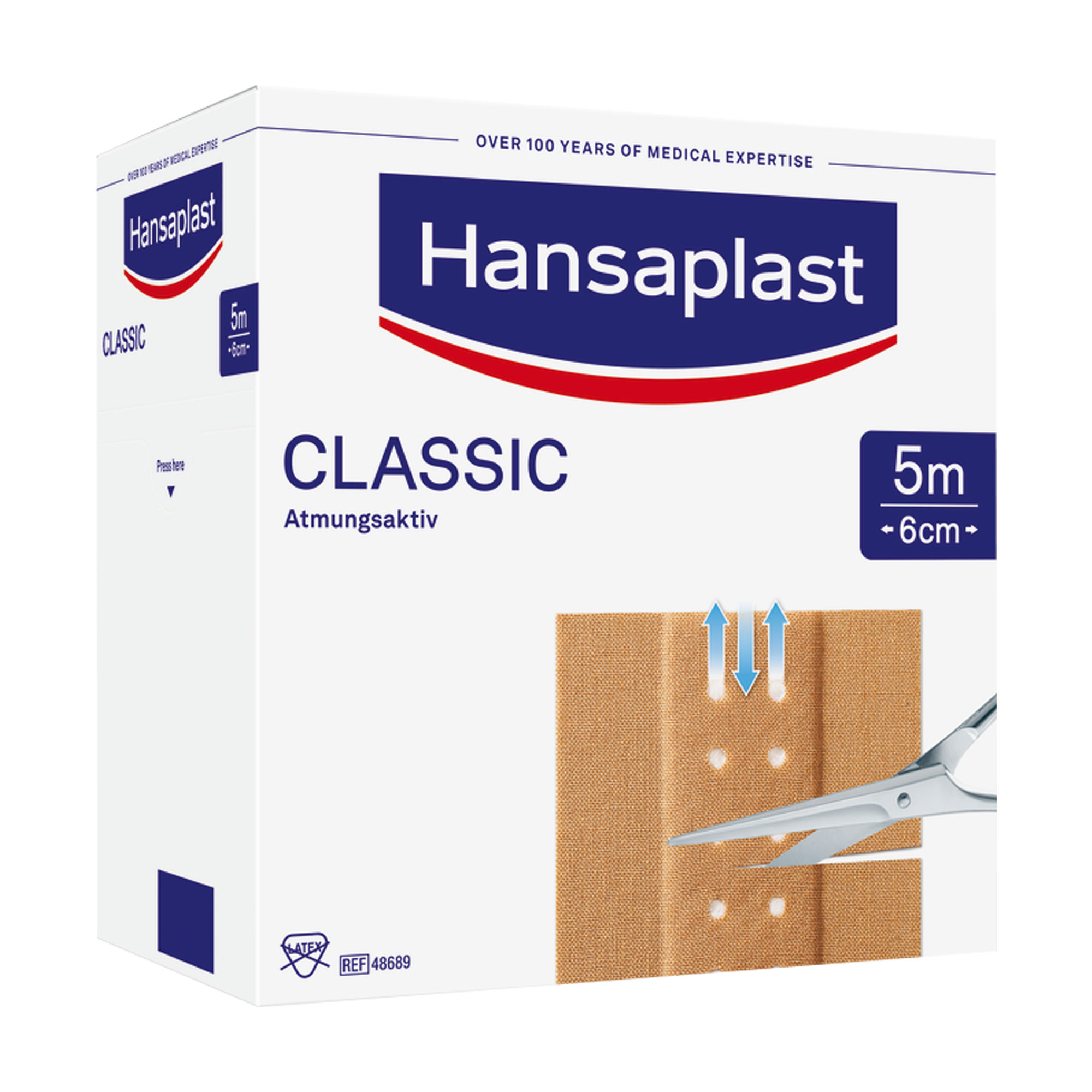 Hansaplast Classic Pflaster 5 M X 6 Cm - None