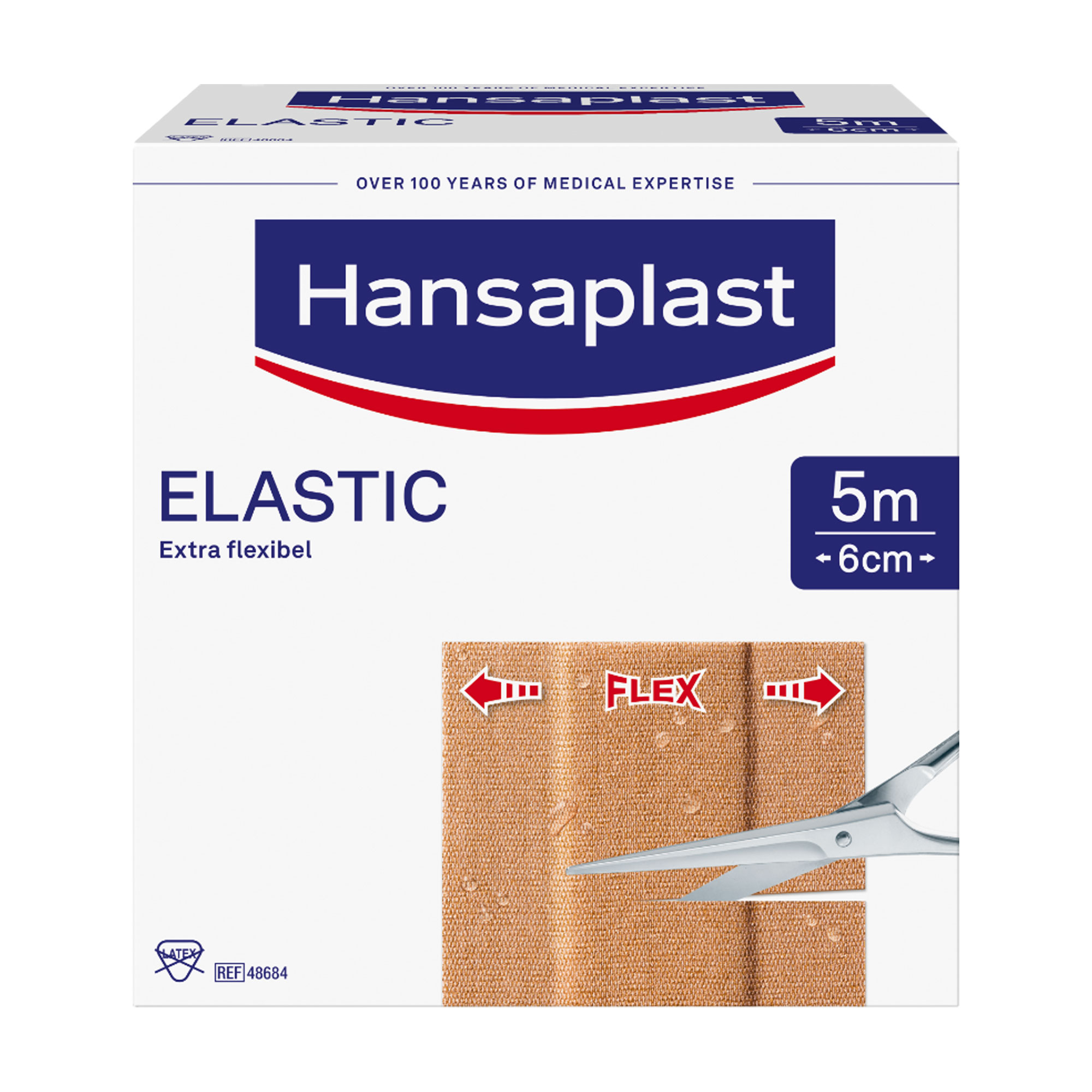 Hansaplast Elastic Pflaster 6 Cmx5 M - None