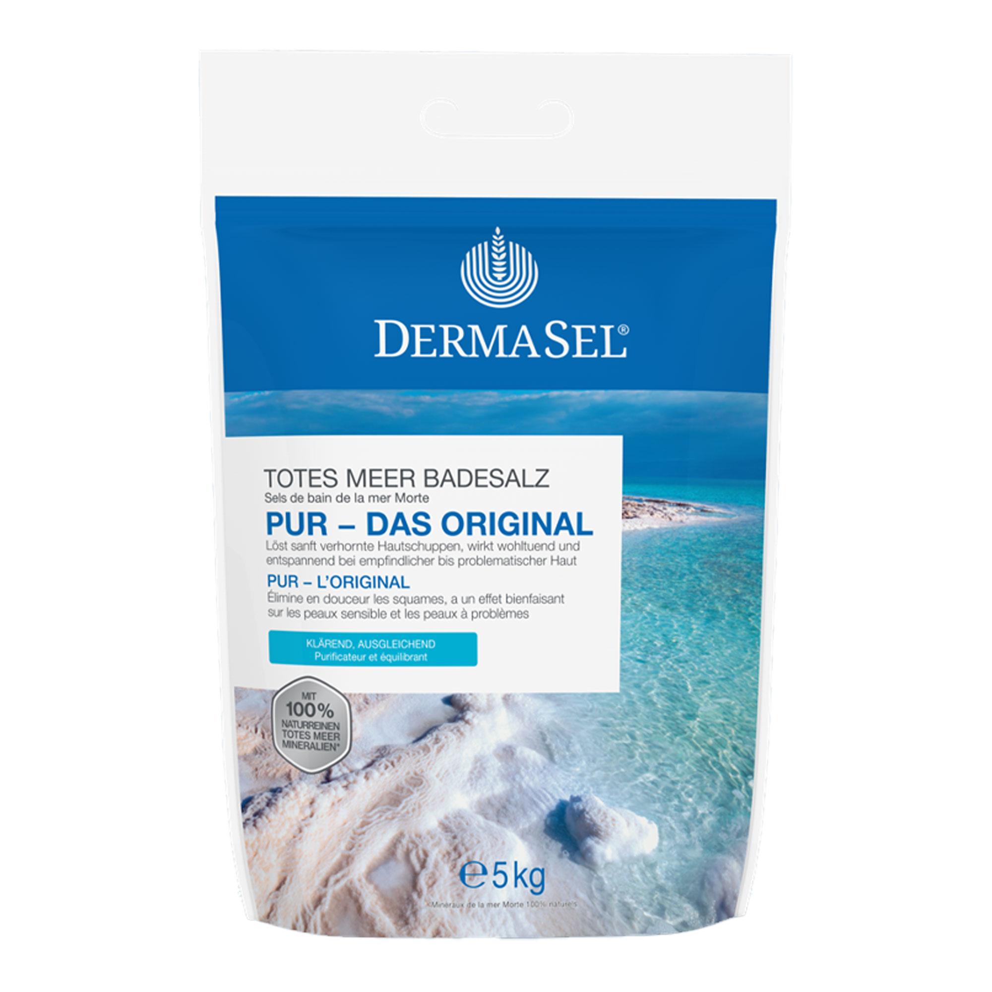 Dermasel Totes Meer Badesalz Pur