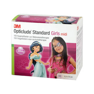 Opticlude 3M Disney Pflaster Girls Midi 2538Mdpg-100 - None