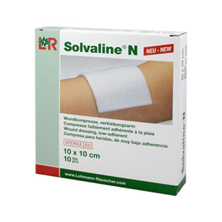 Solvaline N 10x10 cm steril Kompressen