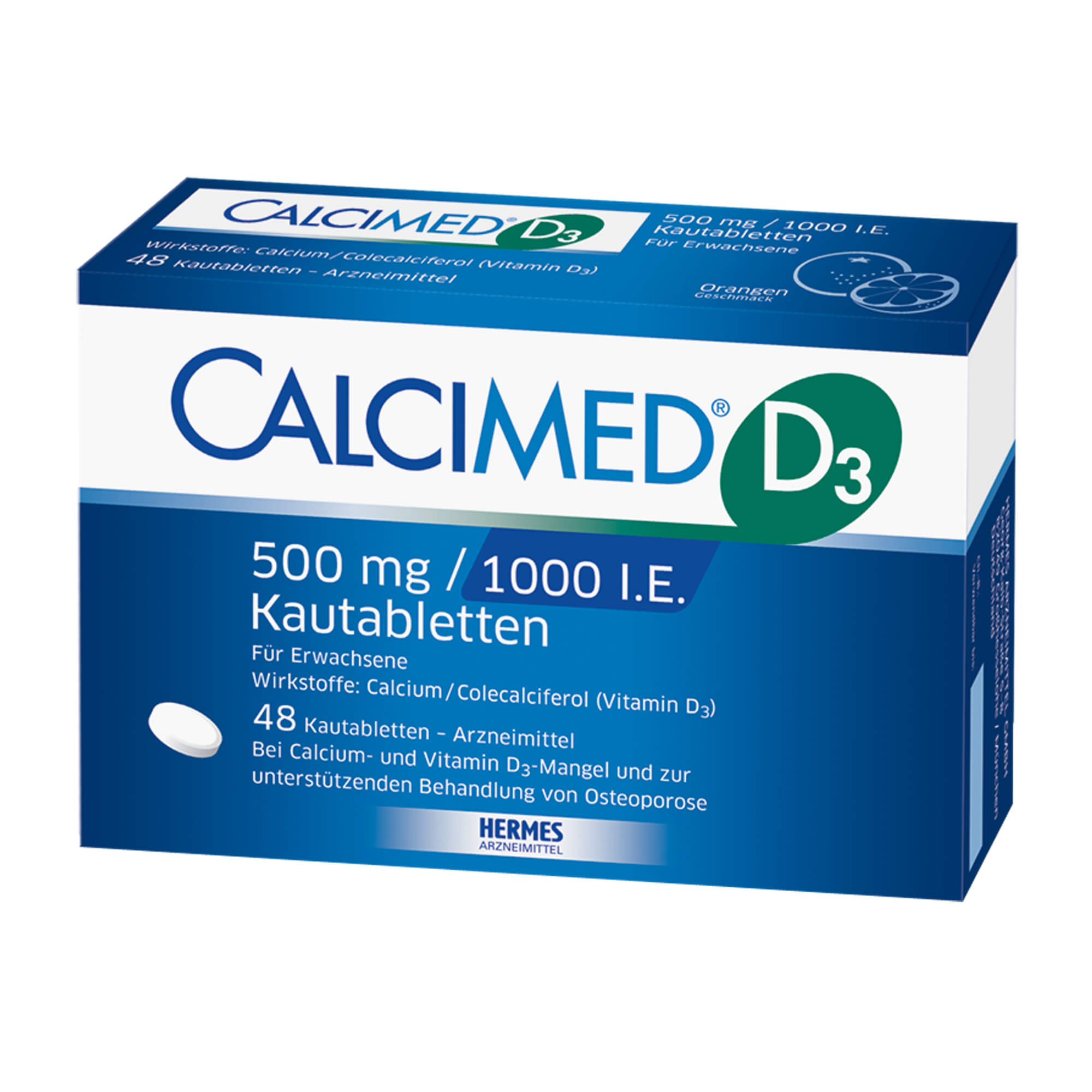 Calcimed D3 500 Mg/1000 I.E. Kautabletten - None