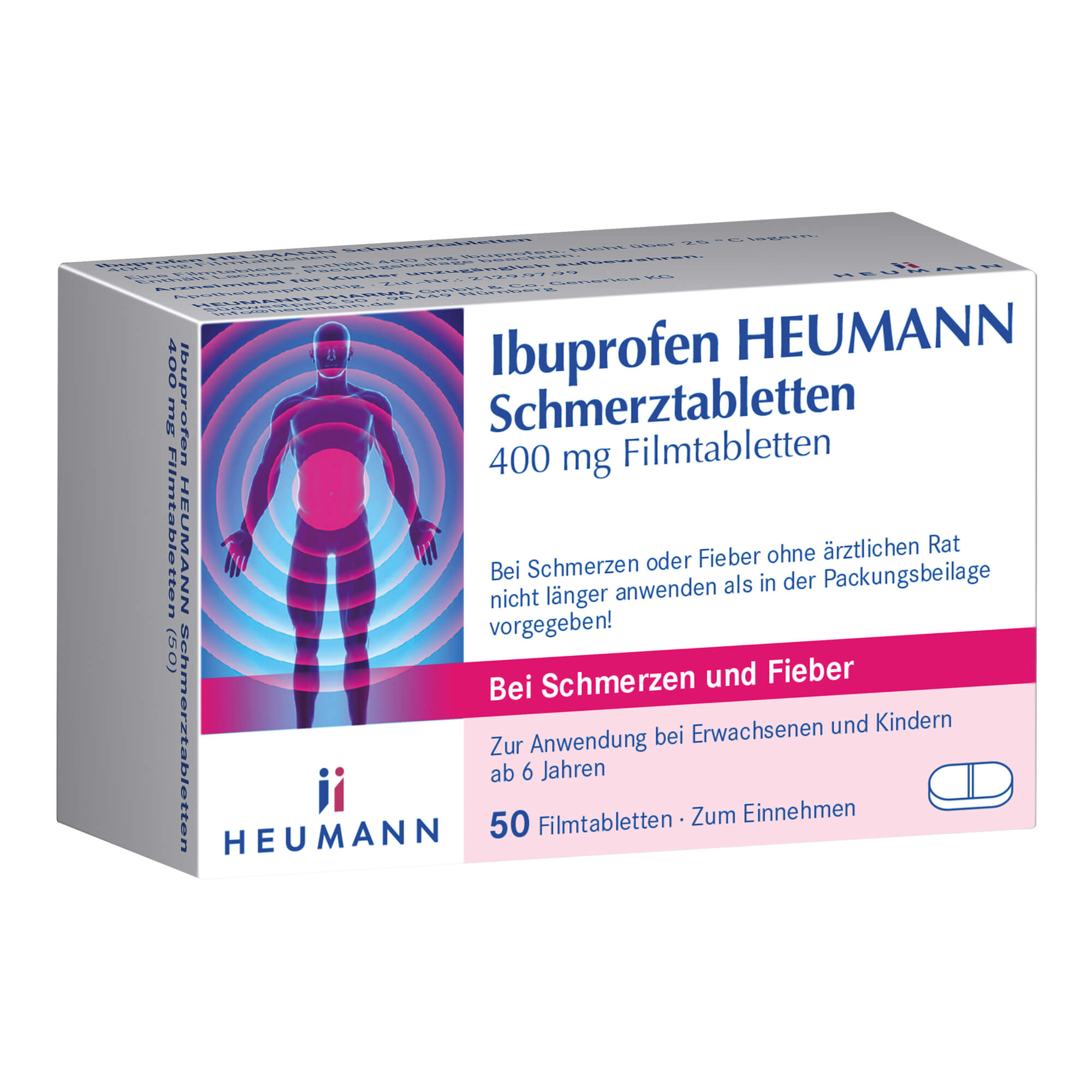 Ibuprofen Heumann Schmerztabletten 400 Mg - None