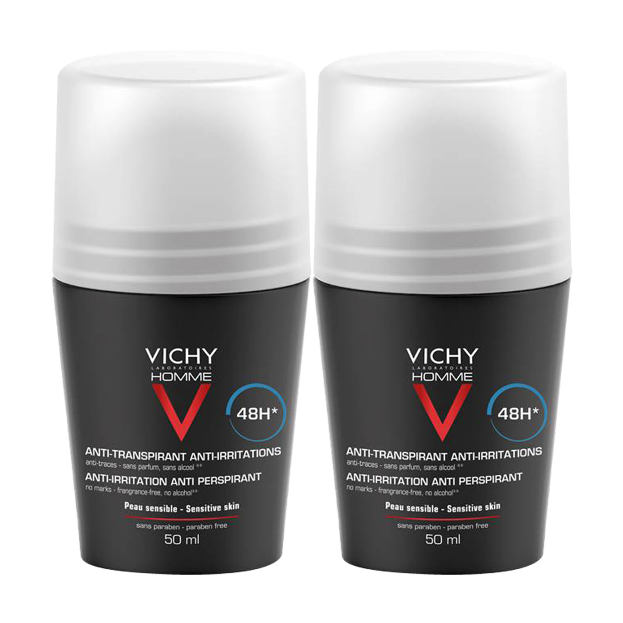 Vichy Homme Deodorant Roll-On Für Empfindliche Haut - None