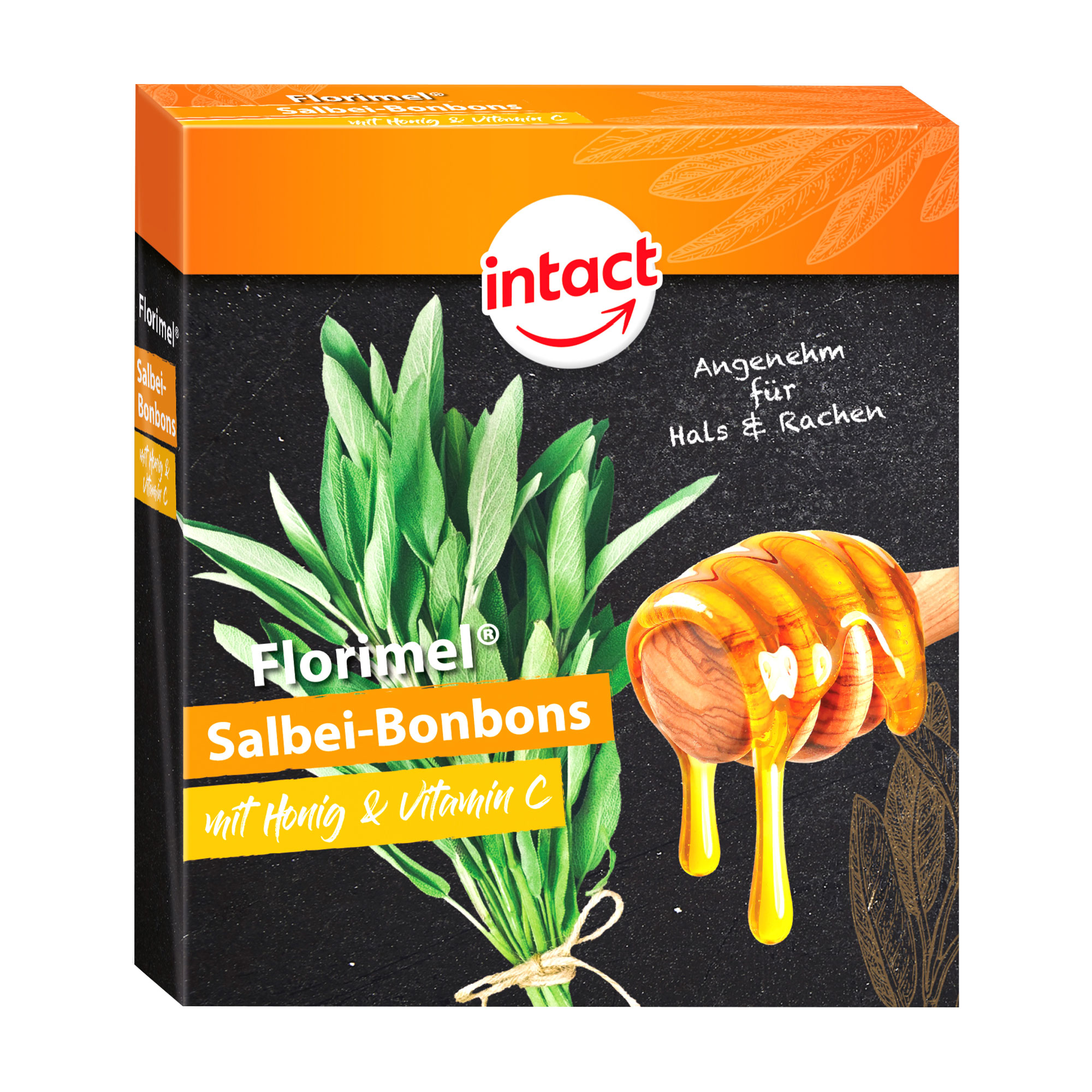 Intact Florimel Salbeibonbons Mit Vitamin C Und Honig - None