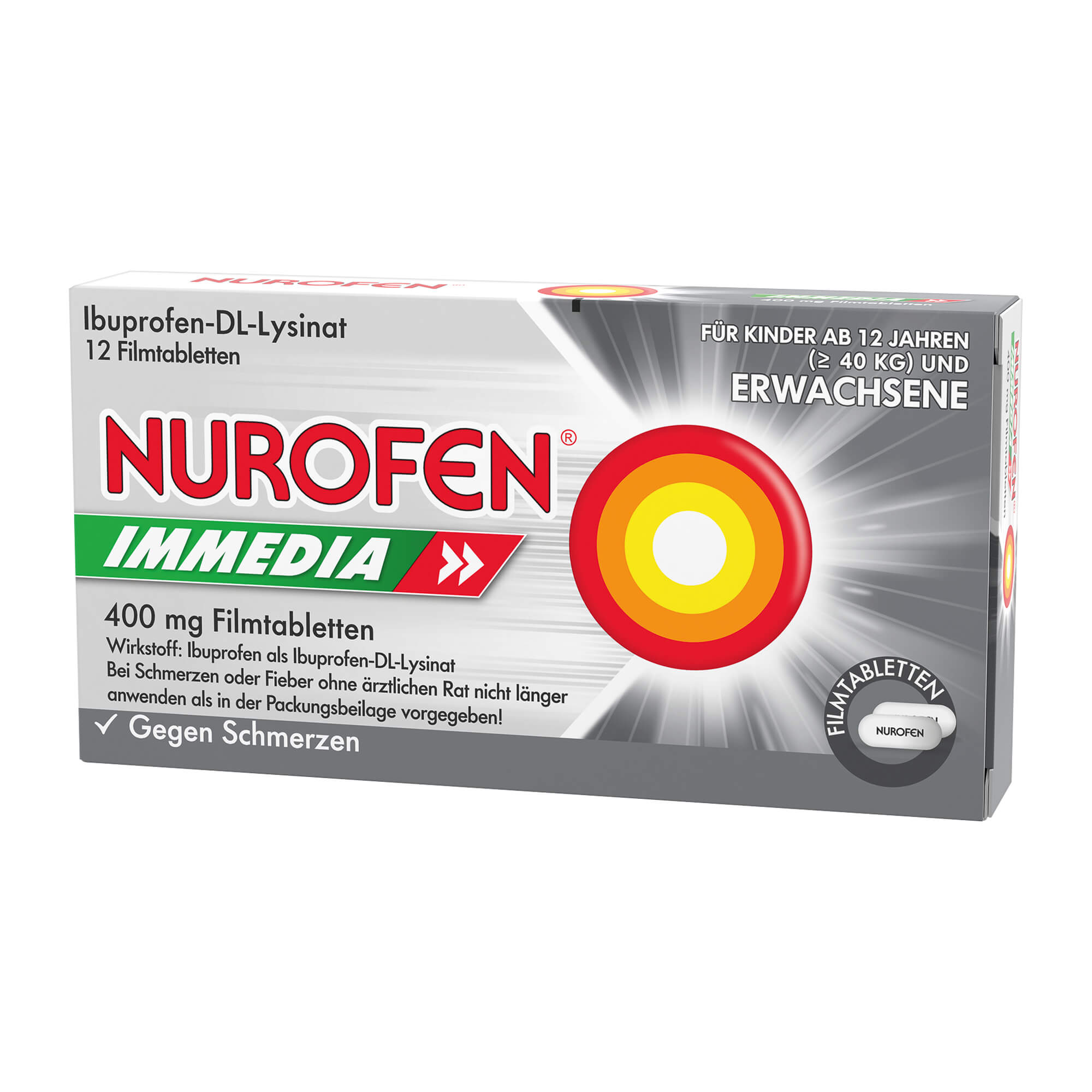 Nurofen Immedia 400 mg Filmtabletten 12 St